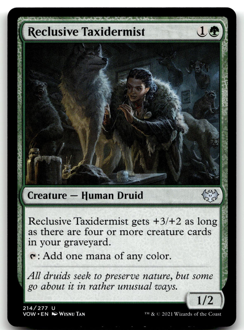 Reclusive Taxidermist 214 Innistrad: Crimson Vow Magic: The Gathering NM