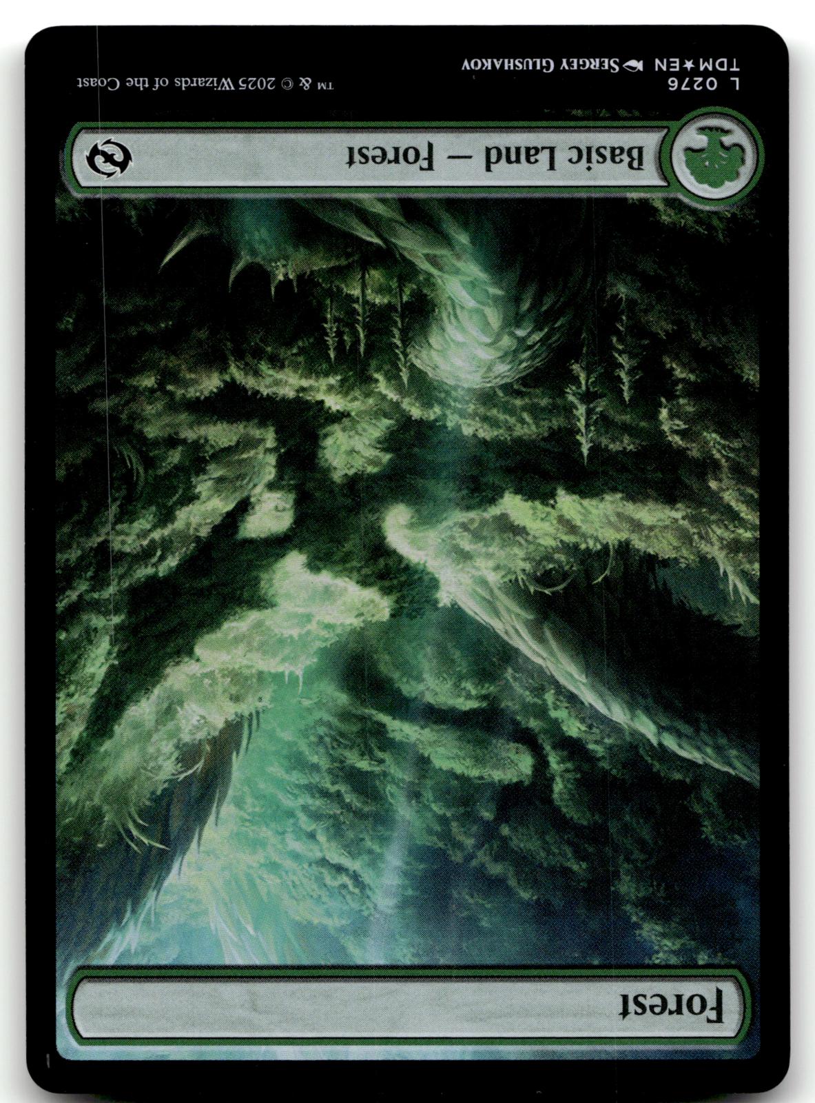 Forest (0276) 276 Land Tarkir: Dragonstorm Magic: The Gathering Foil Near Mint