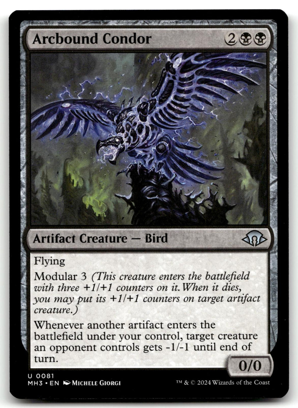 Arcbound Condor 81 Uncommon Modern Horizons 3 Magic: The Gathering Near Mint