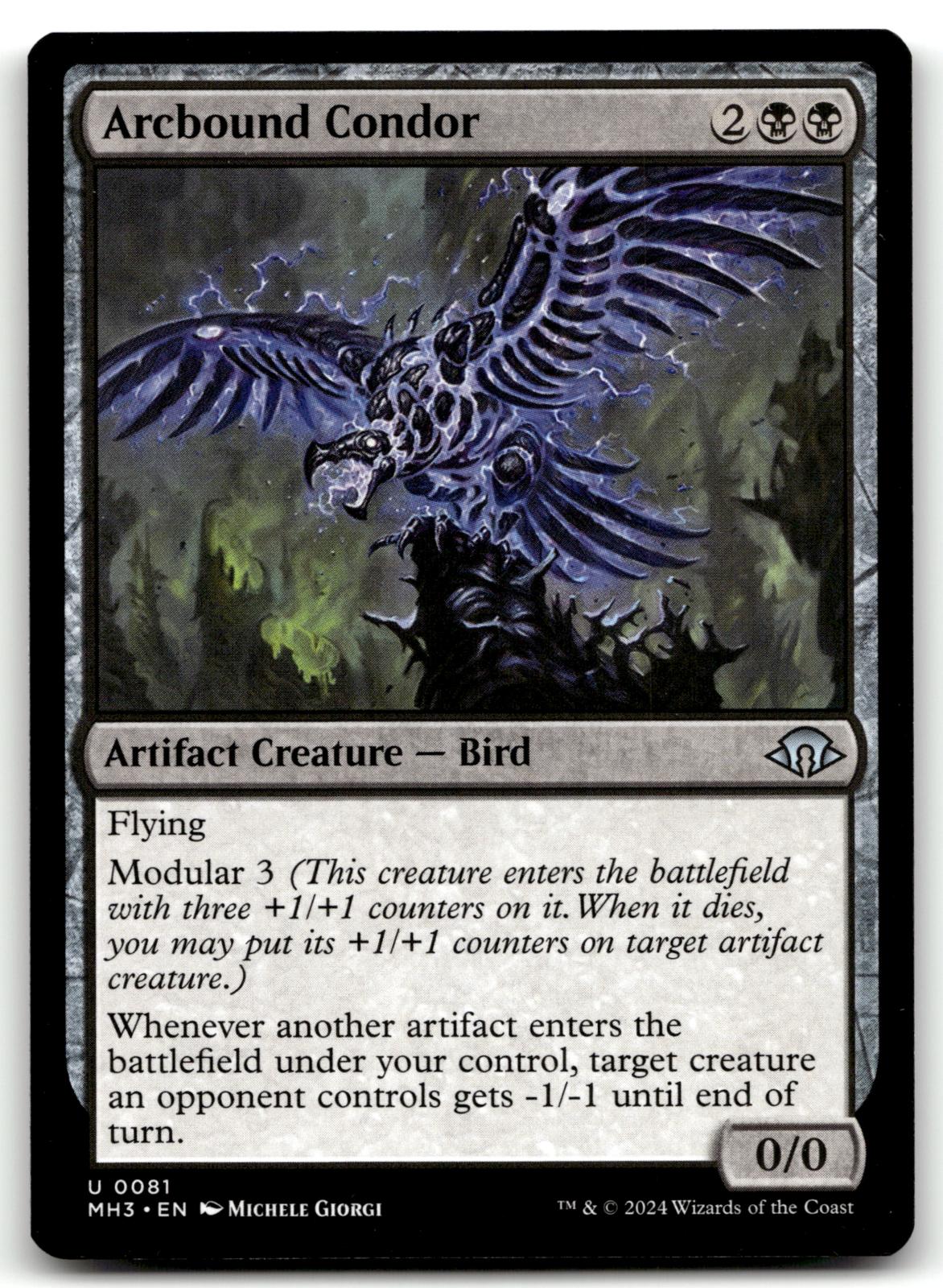 Arcbound Condor 81 Uncommon Modern Horizons 3 Magic: The Gathering Near Mint