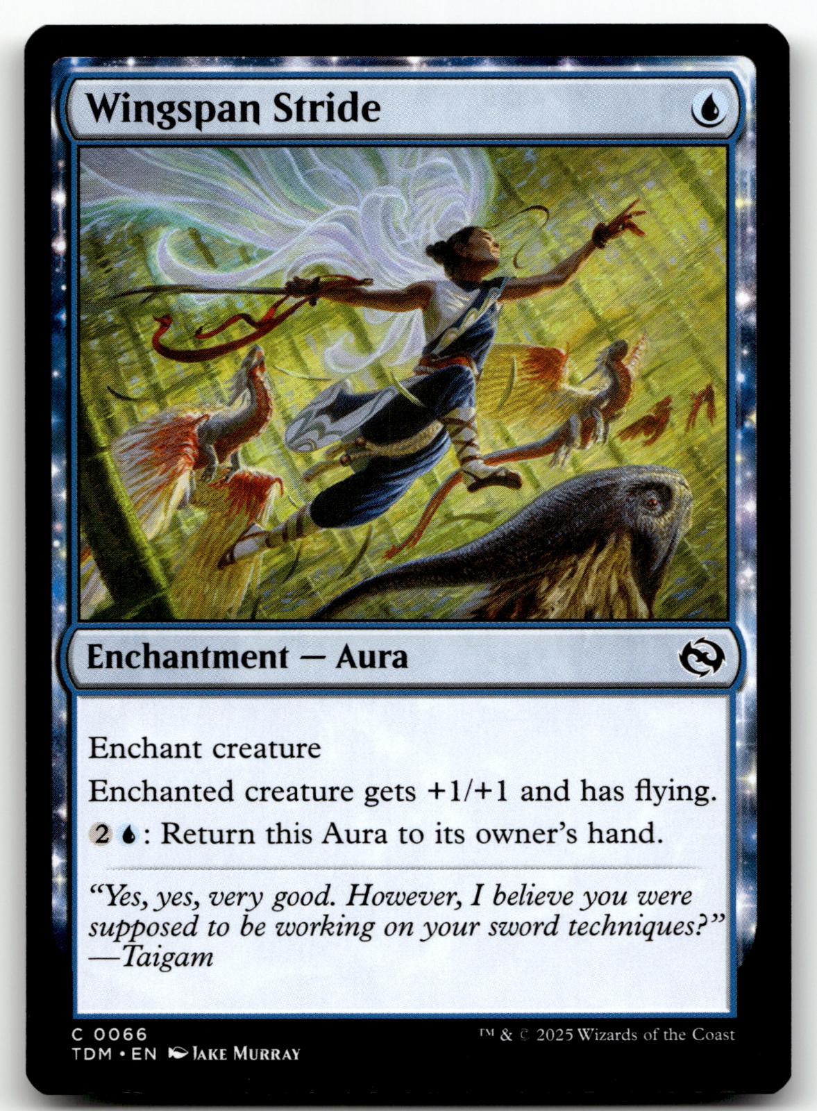 Wingspan Stride 66 Common Tarkir: Dragonstorm Magic: The Gathering Near Mint