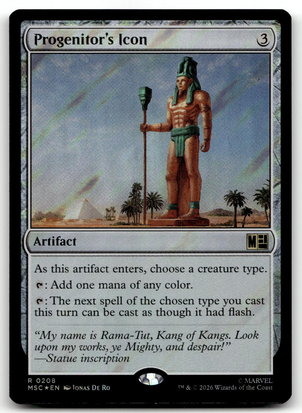 Progenitor's Icon (Surge Foil) 208 Holo Commander: Marvel Super Heroes Magic: 