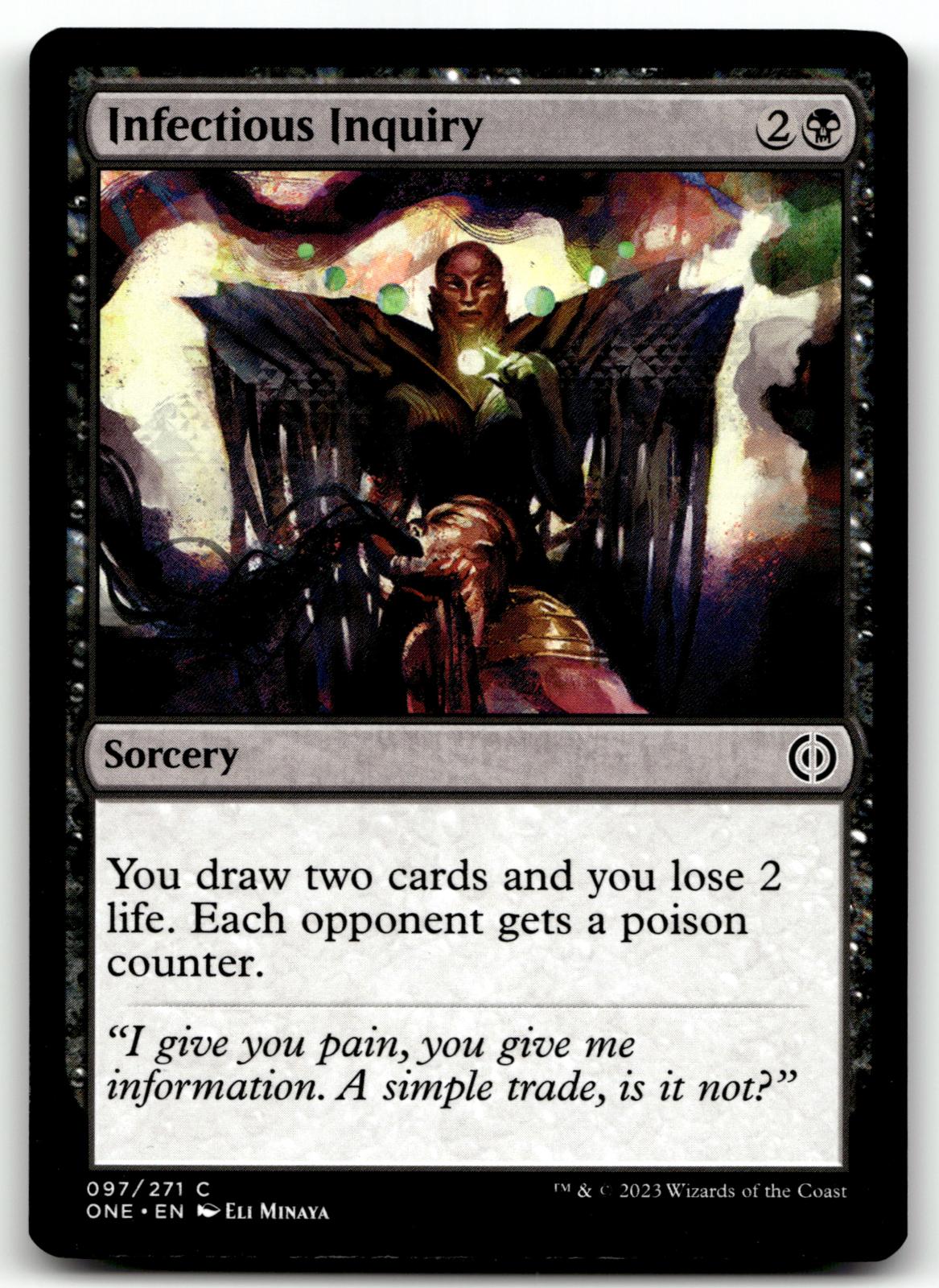 Infectious Inquiry 97 Common Phyrexia: All Will Be One Magic: The Gathering NM