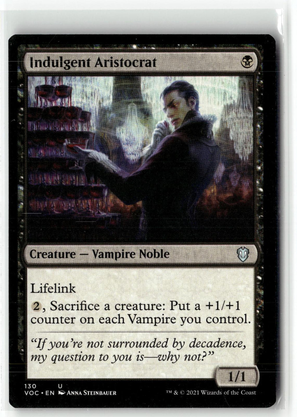 Indulgent Aristocrat 130 Commander: Innistrad: Crimson Vow Magic: The Gathering 