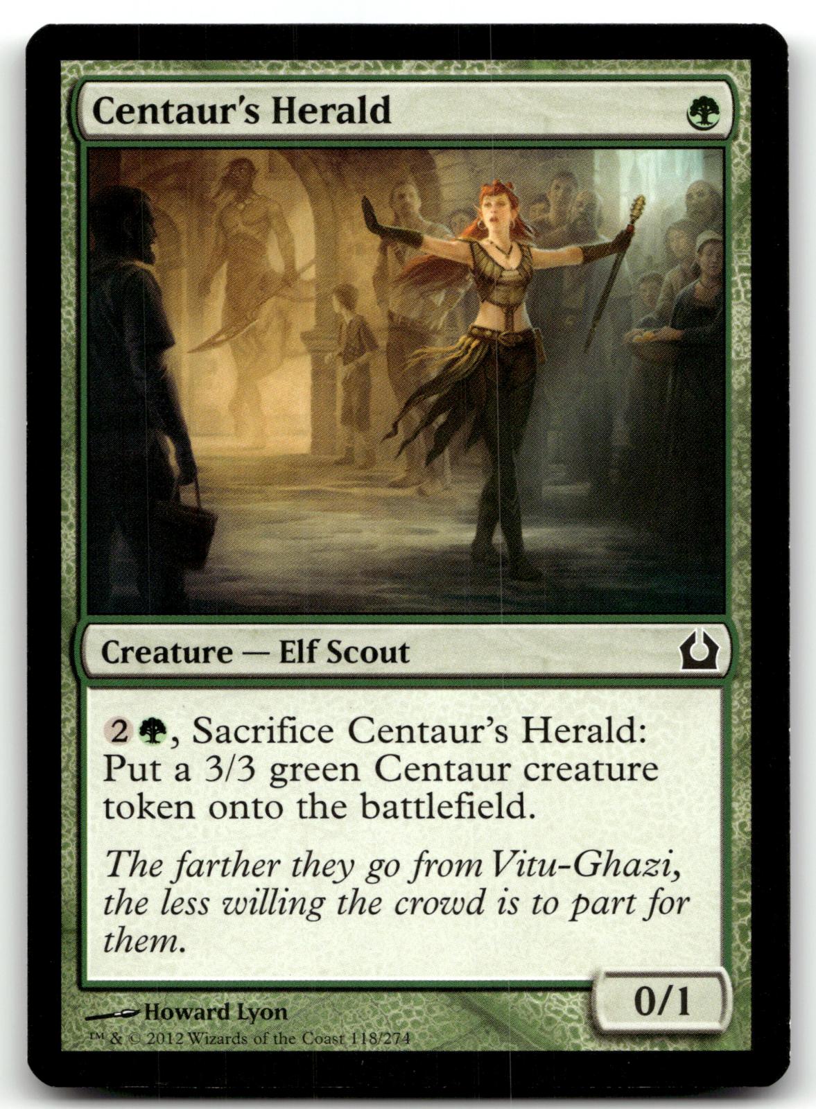 Centaur's Herald 118 Common Return to Ravnica Magic: The Gathering Near Mint