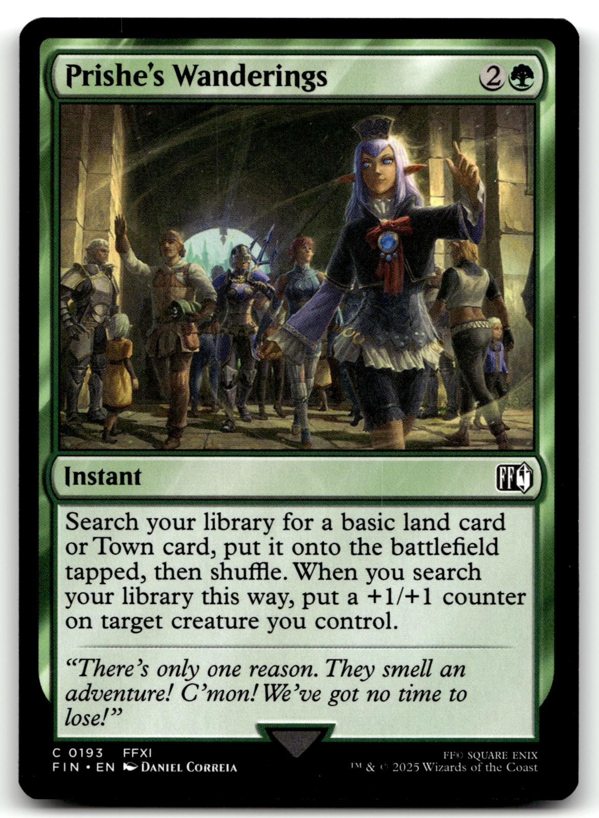 Prishe's Wanderings 193 Common FINAL FANTASY Magic: The Gathering Near Mint