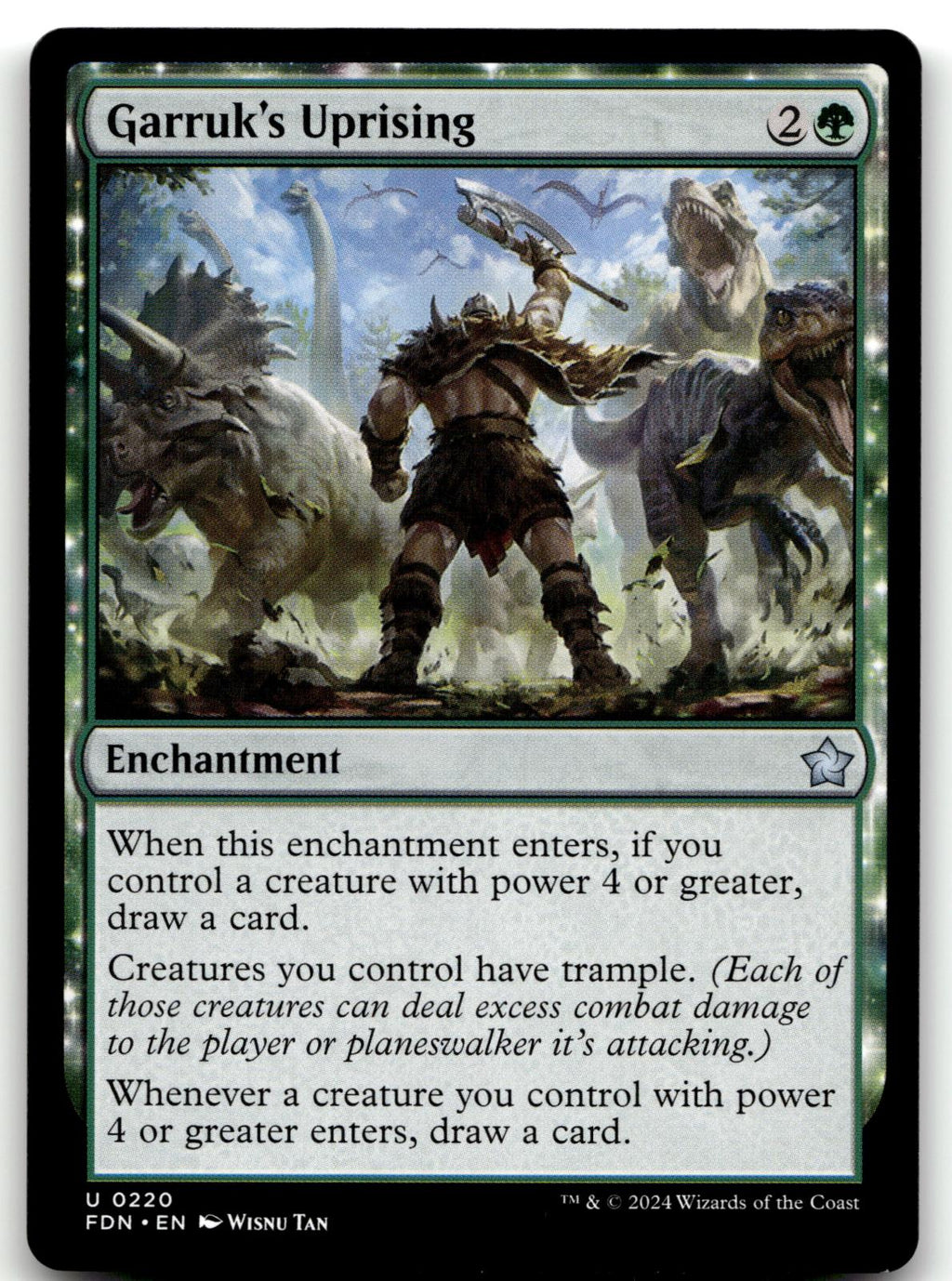 Garruk's Uprising 220 Uncommon Foundations Magic: The Gathering Near Mint