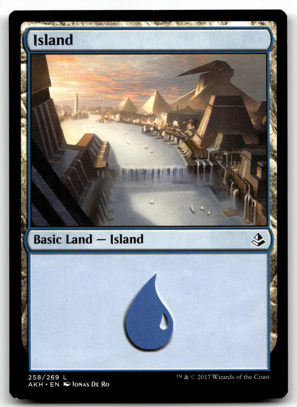 Island (258) 258 Land Amonkhet Magic: The Gathering Near Mint