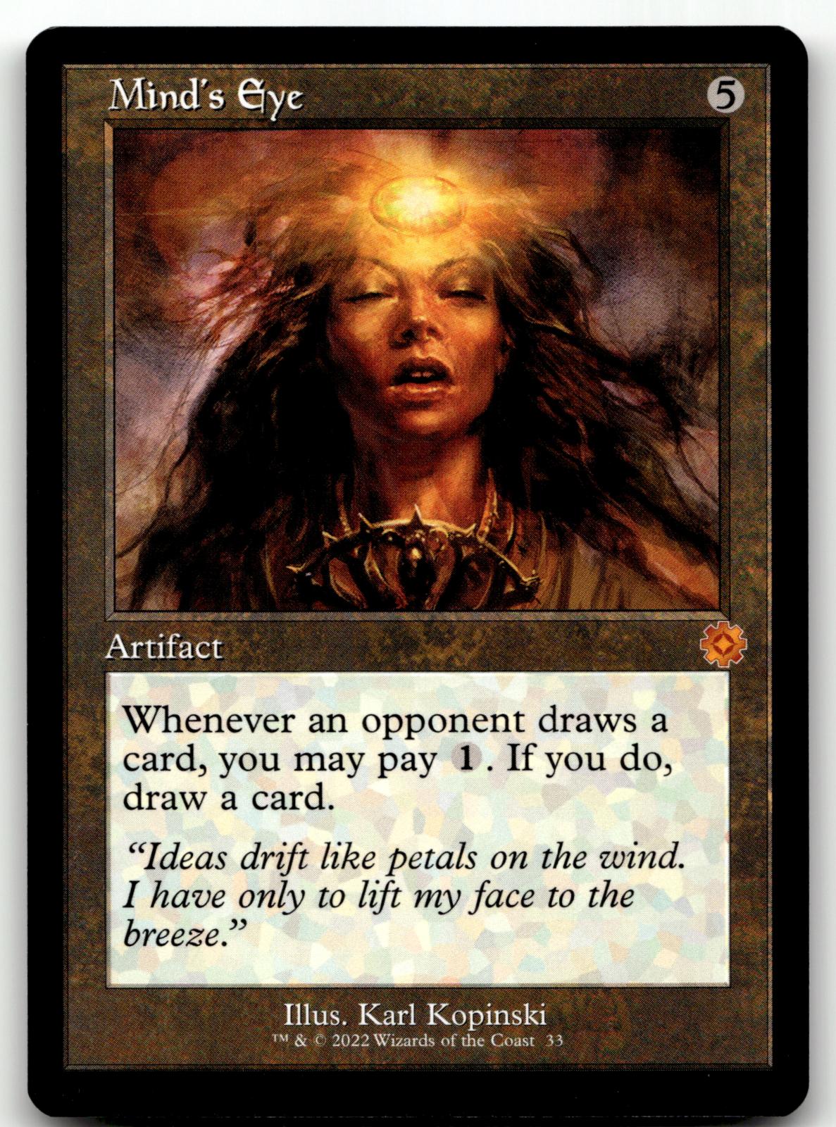Mind's Eye 33 The Brothers' War: Retro Frame Artifacts Magic: The Gathering NM