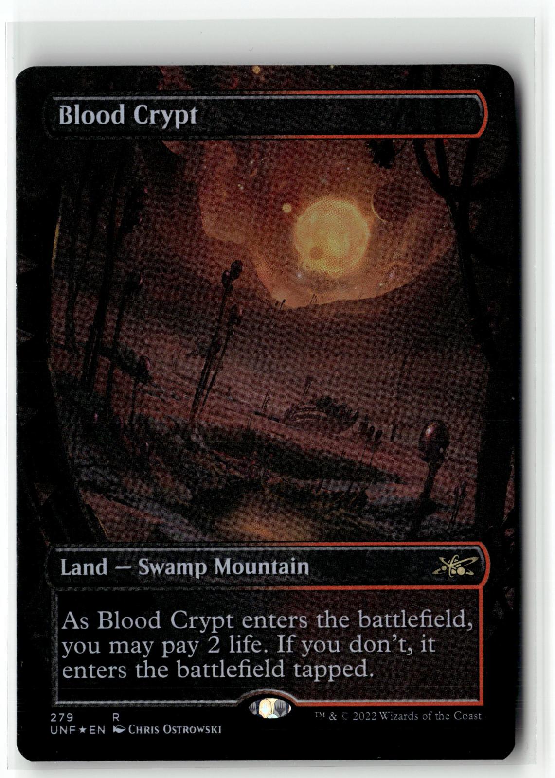 Blood Crypt (Borderless) 279 Rare Unfinity Magic: The Gathering Near Mint