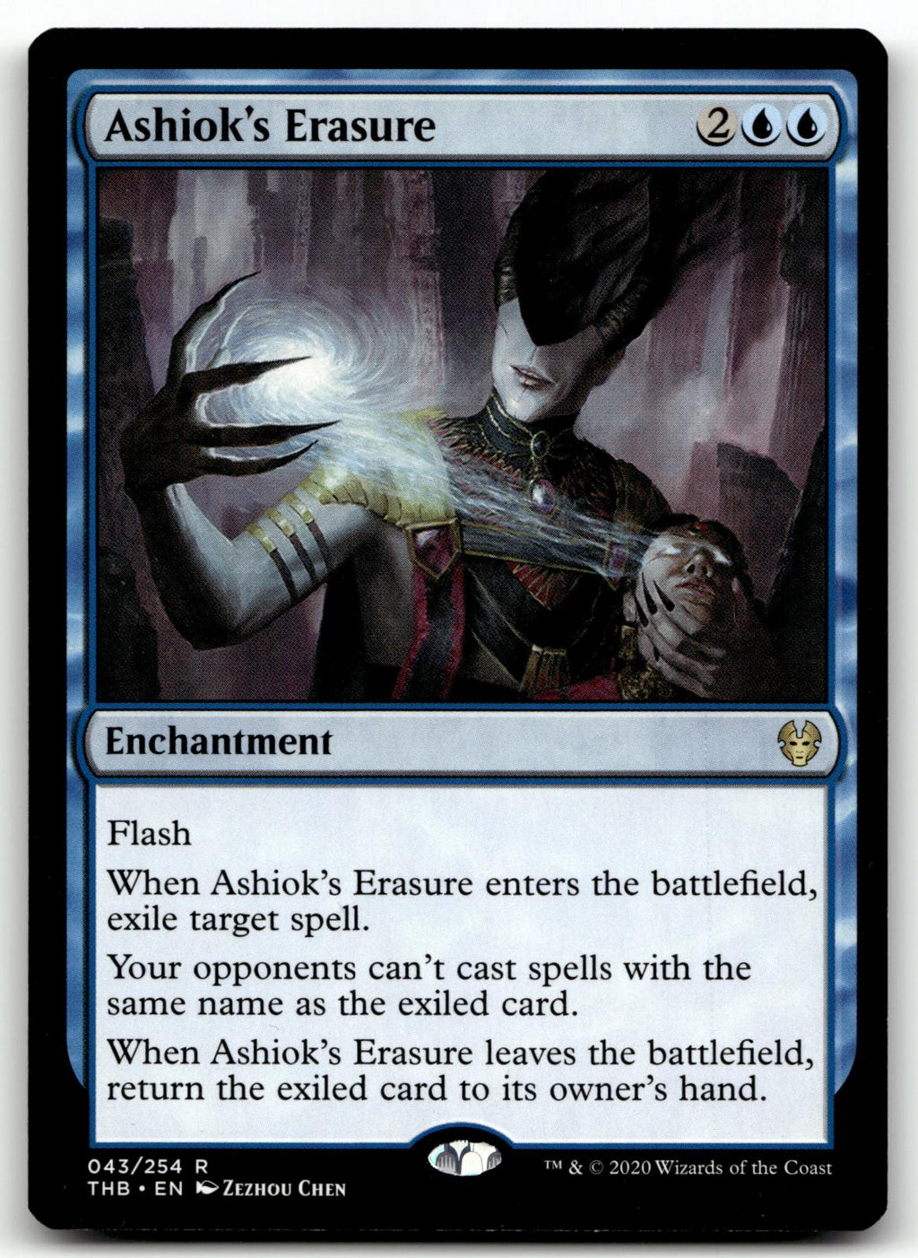 Ashiok's Erasure 43 Rare Theros Beyond Death Magic: The Gathering Near Mint