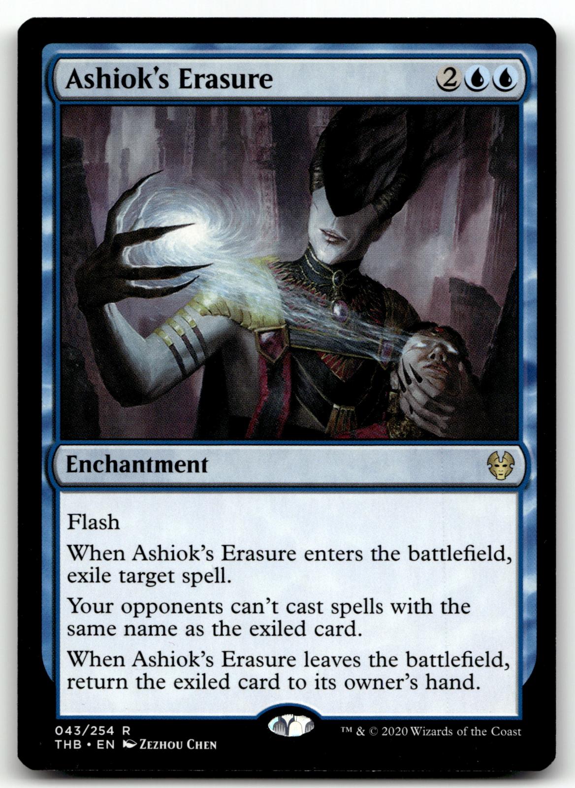 Ashiok's Erasure 43 Rare Theros Beyond Death Magic: The Gathering Near Mint