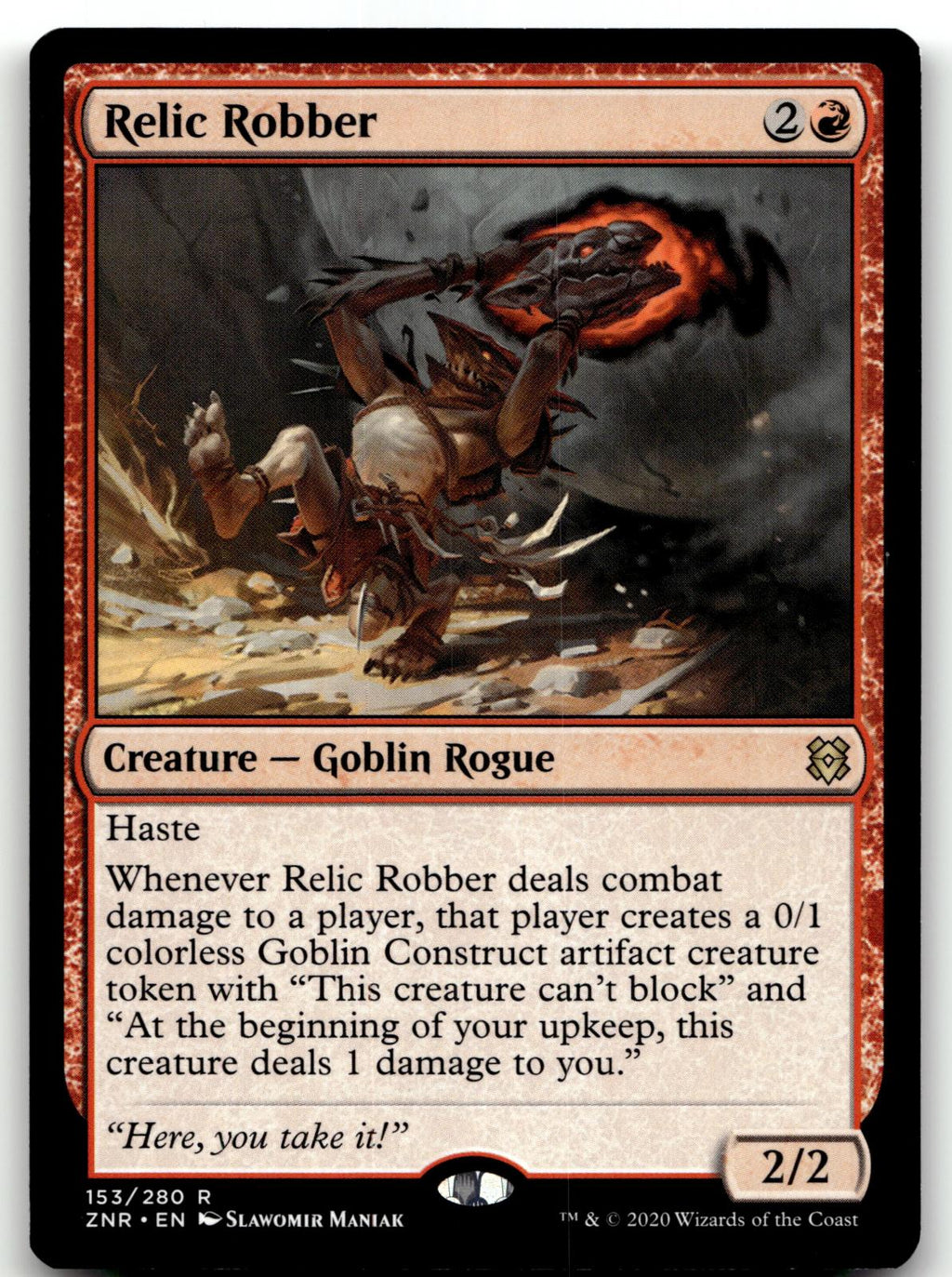 Relic Robber 153 Rare Zendikar Rising Magic: The Gathering Near Mint