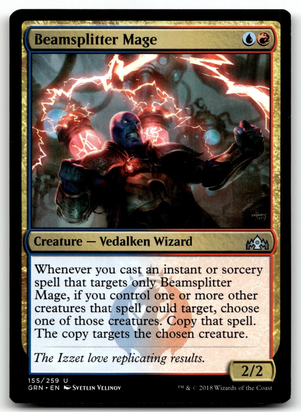 Beamsplitter Mage 155 Uncommon Guilds of Ravnica Magic: The Gathering Near Mint