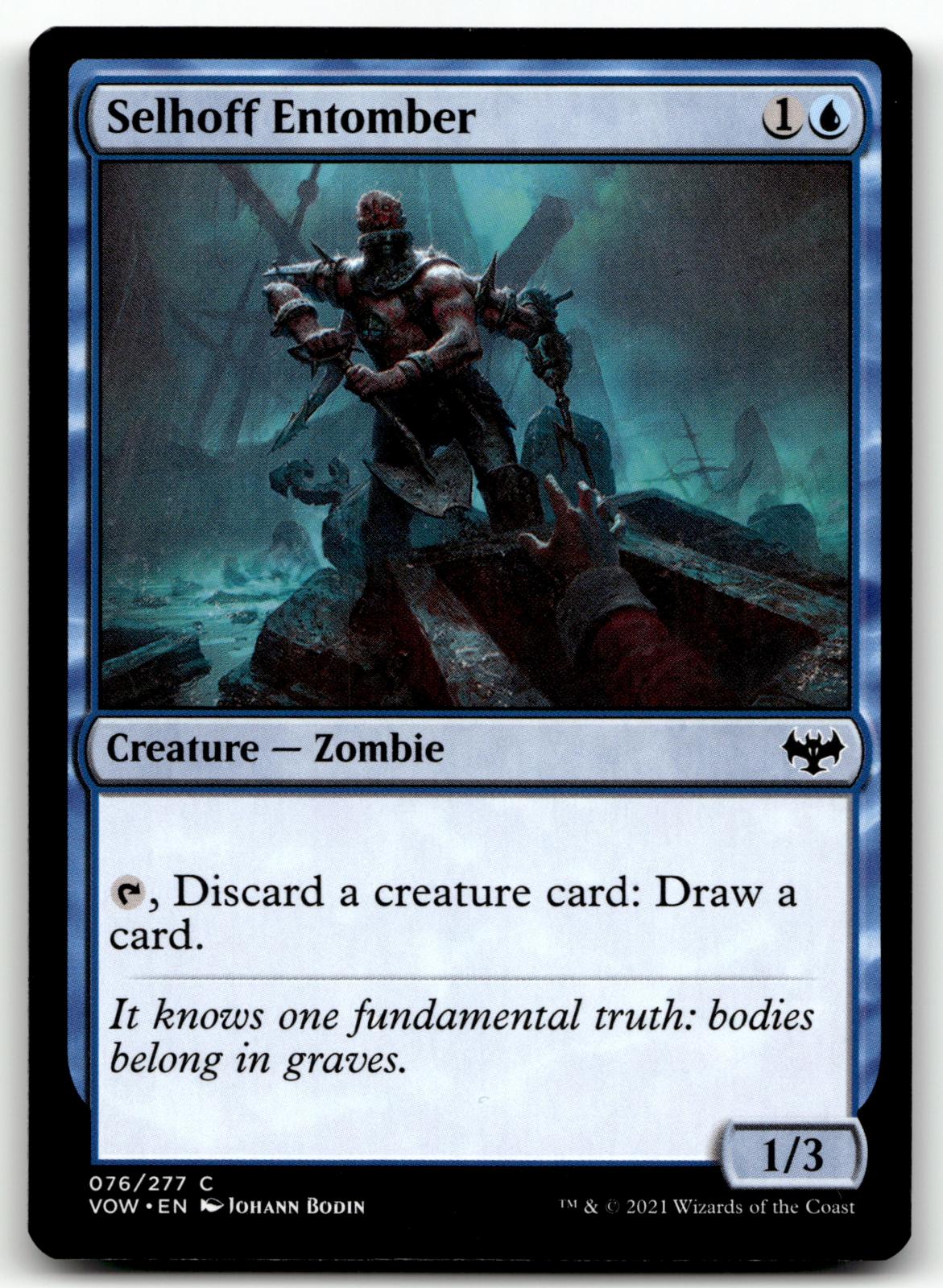 Selhoff Entomber 76 Common Innistrad: Crimson Vow Magic: The Gathering Near Mint
