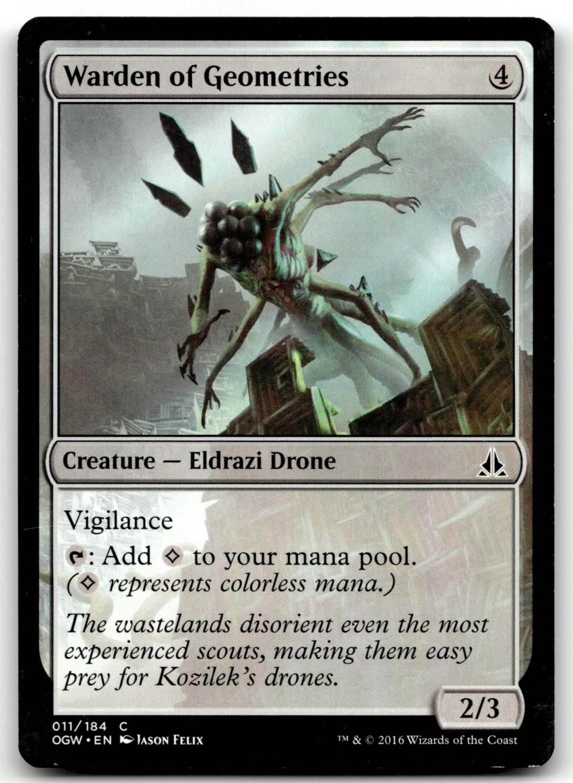 Warden of Geometries 11 Common Oath of the Gatewatch Magic: The Gathering NM