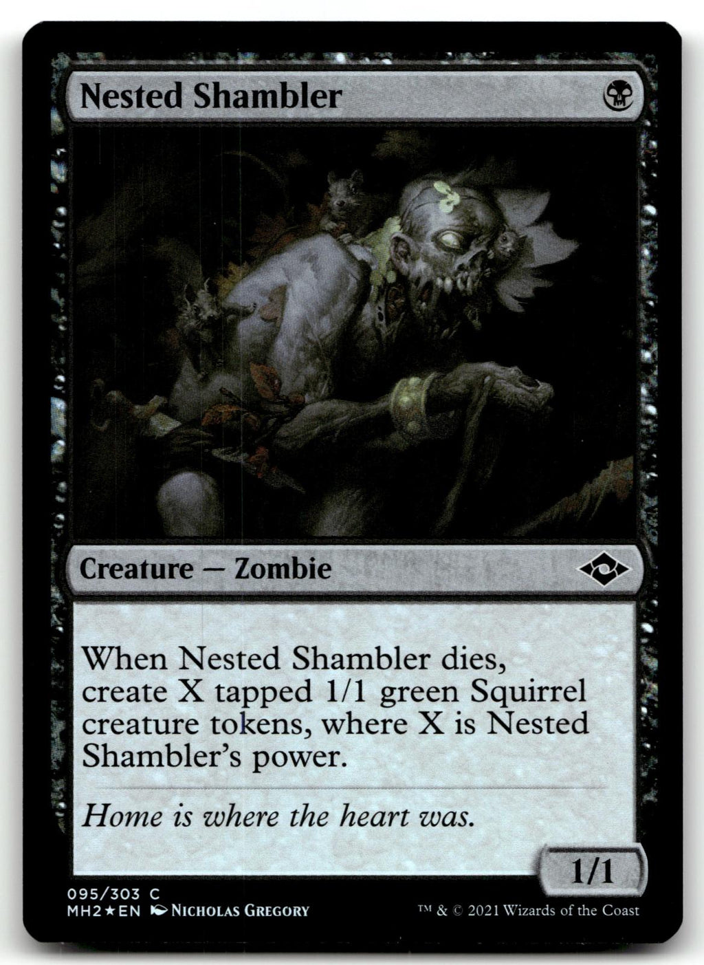 Nested Shambler 95 Common Modern Horizons 2 Magic: The Gathering Foil Near Mint