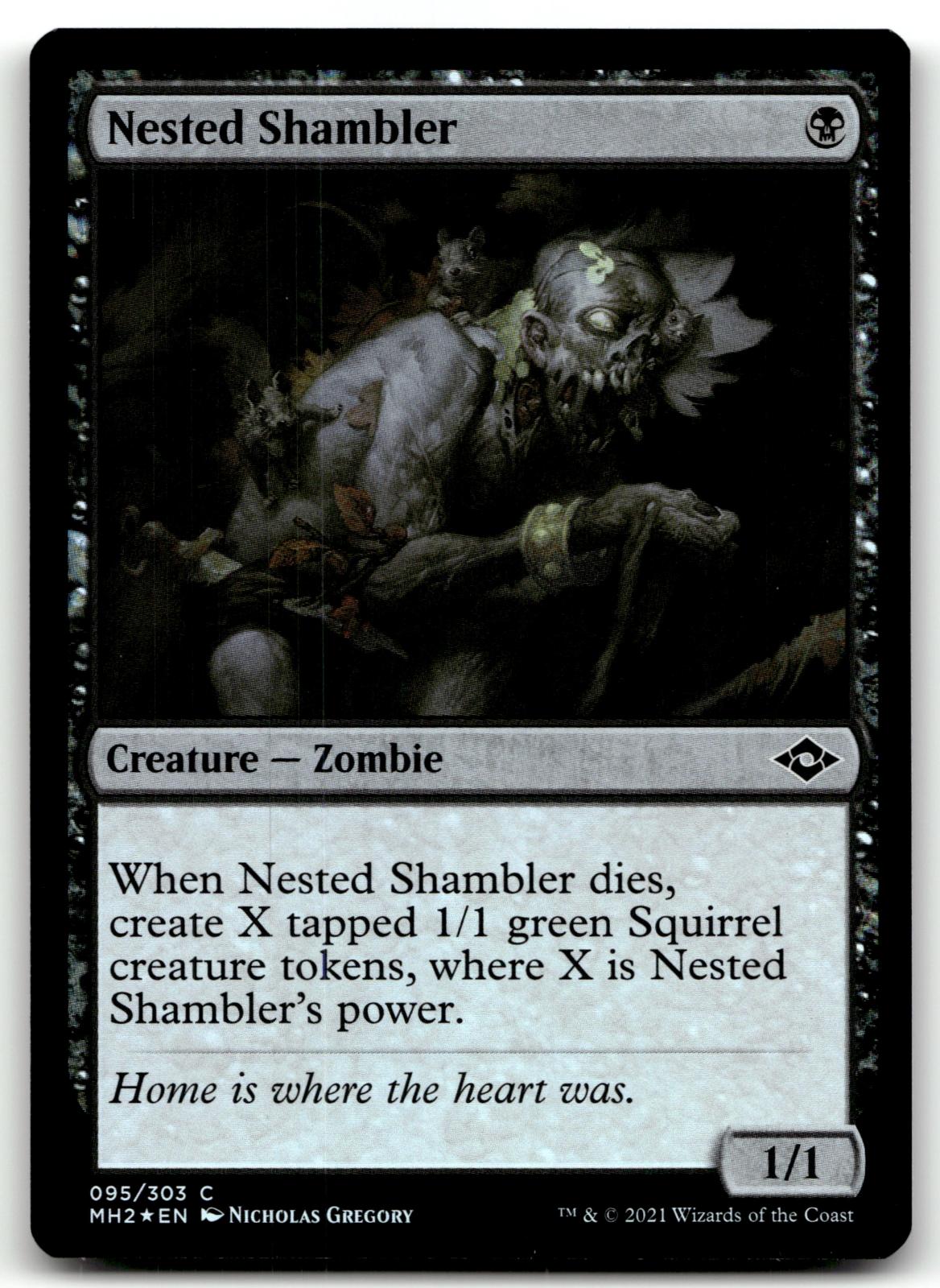 Nested Shambler 95 Common Modern Horizons 2 Magic: The Gathering Foil Near Mint