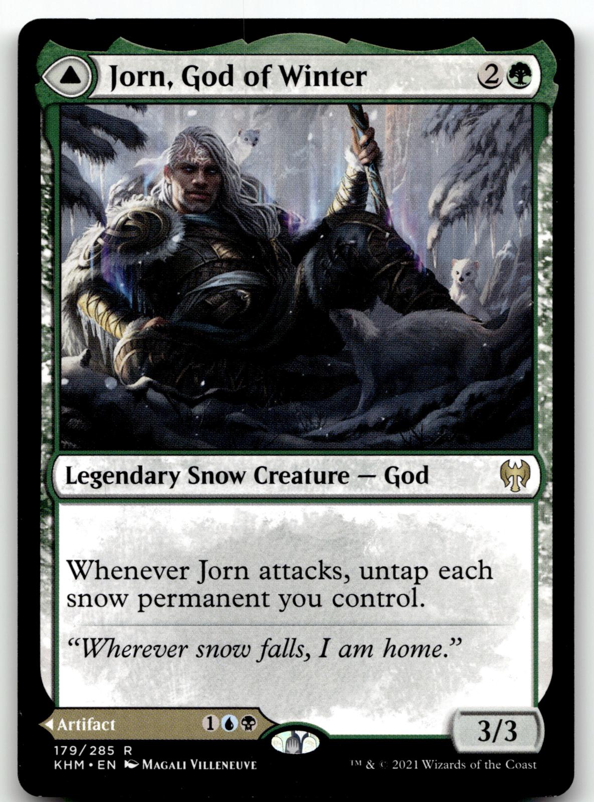 Jorn, God of Winter 179 Rare Kaldheim Magic: The Gathering Near Mint