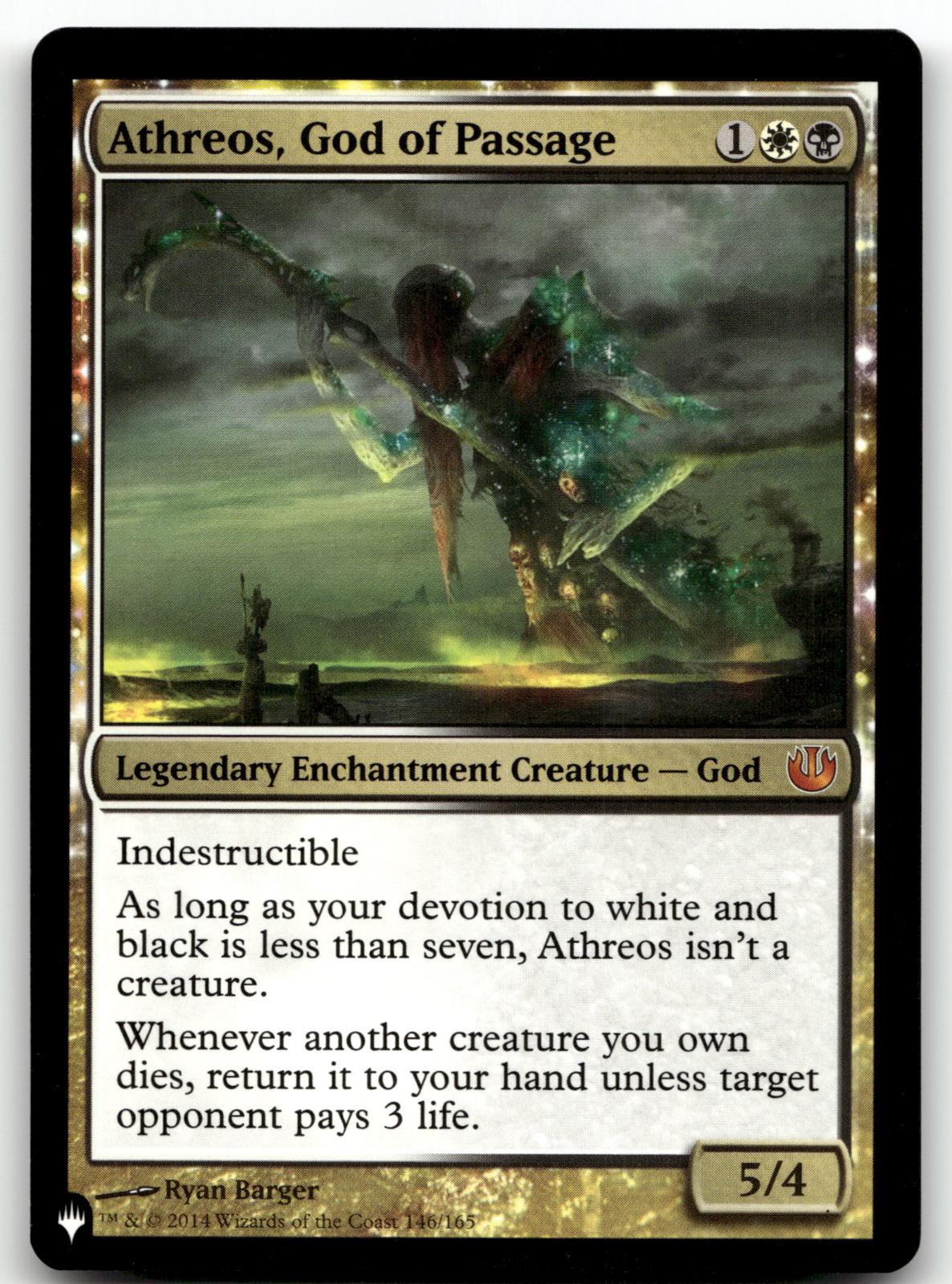 Athreos, God of Passage 146 Mythic Journey Into Nyx Magic: The Gathering NM