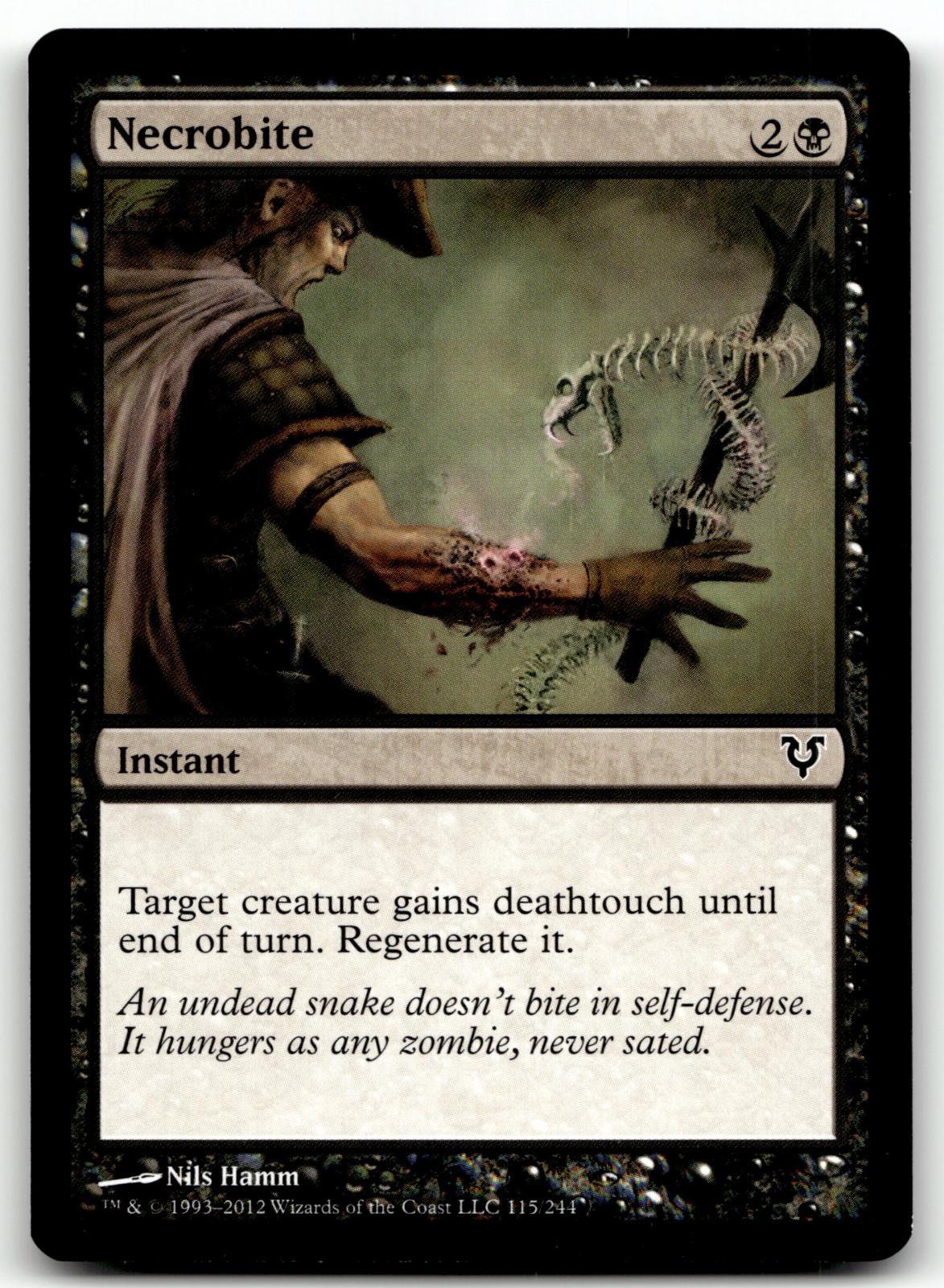Necrobite 115 Common Avacyn Restored Magic: The Gathering Near Mint