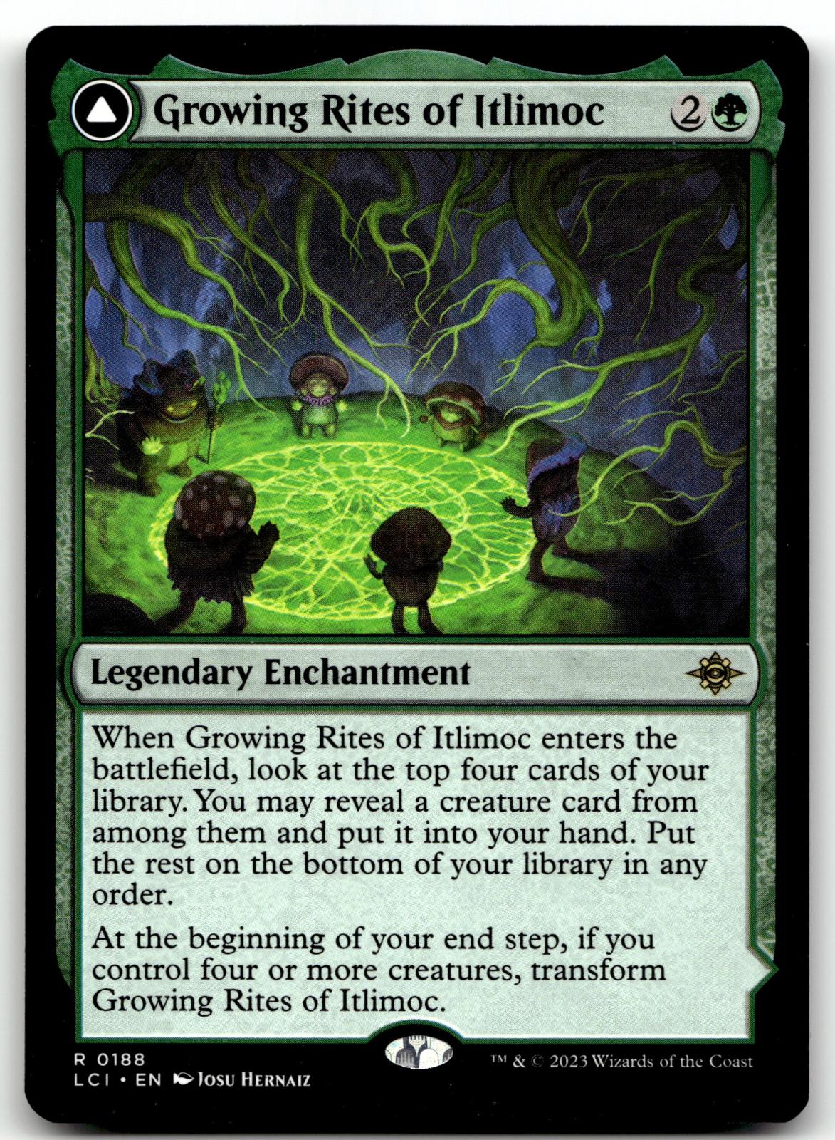 Growing Rites of Itlimoc 188 The Lost Caverns of Ixalan Magic: The Gathering NM