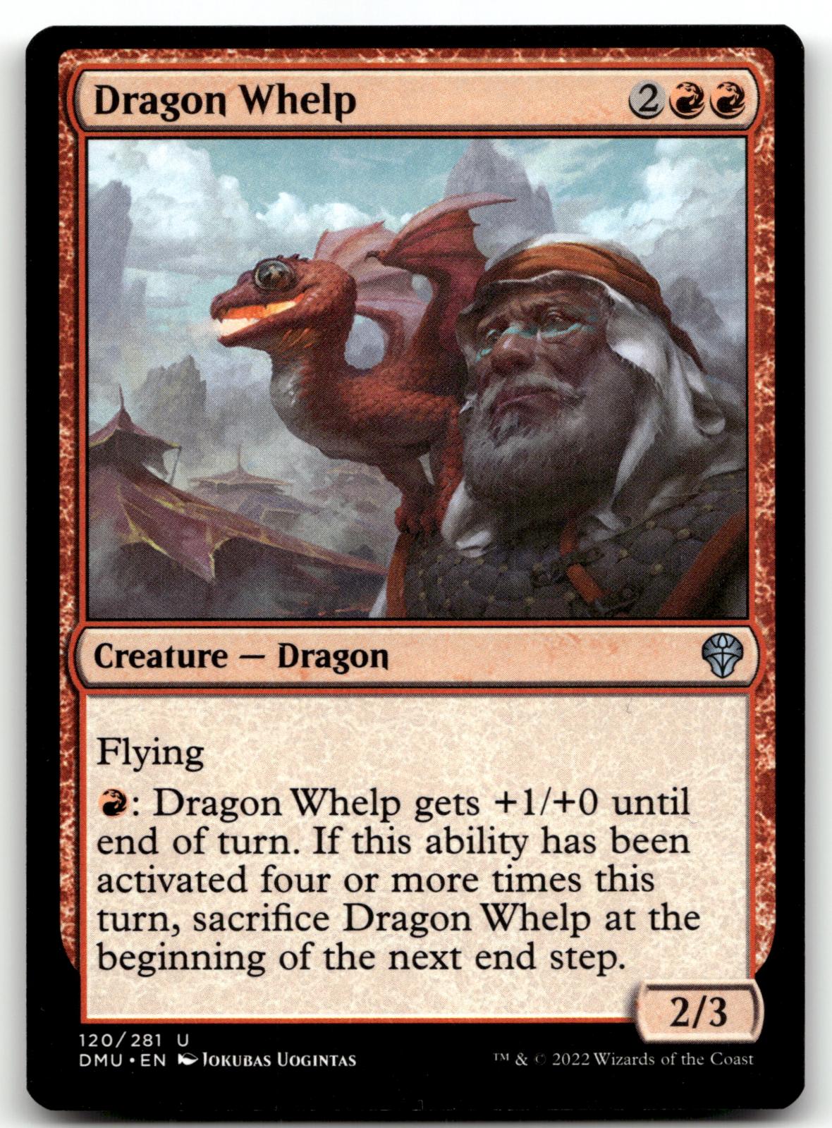 Dragon Whelp 120 Uncommon Dominaria United Magic: The Gathering Near Mint