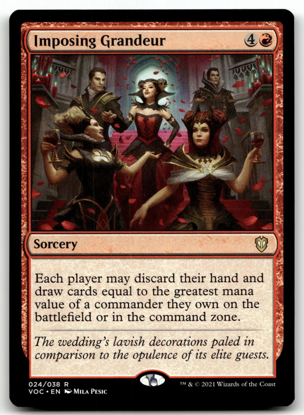 Imposing Grandeur 24 Commander: Innistrad: Crimson Vow Magic: The Gathering NM
