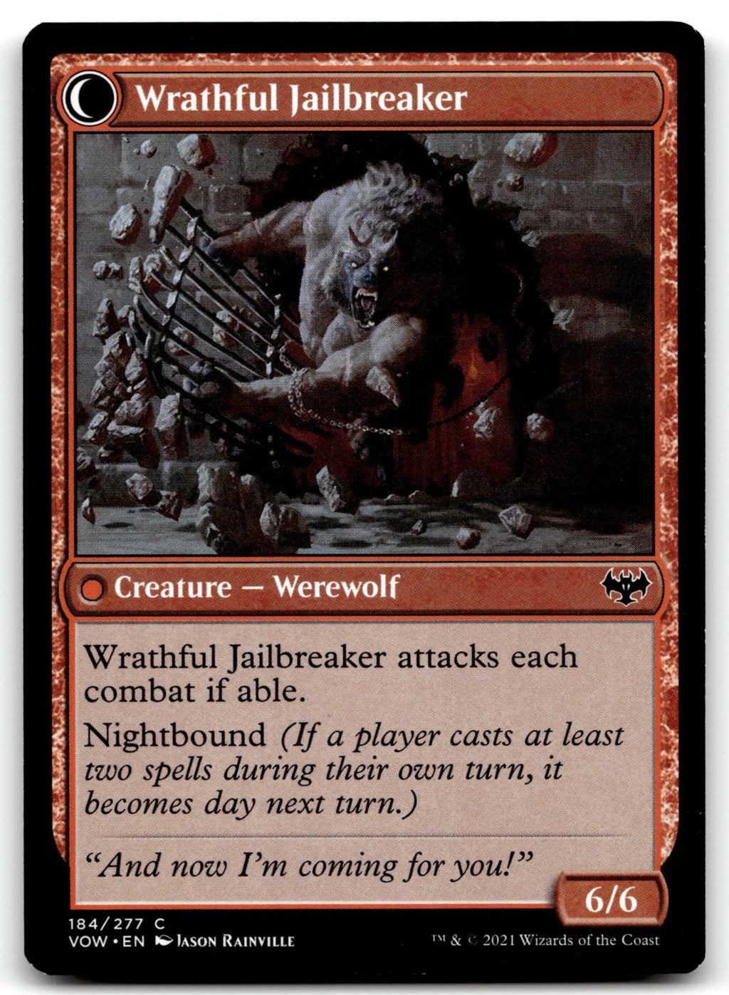 Weary Prisoner 184 Common Innistrad: Crimson Vow Magic: The Gathering Near Mint