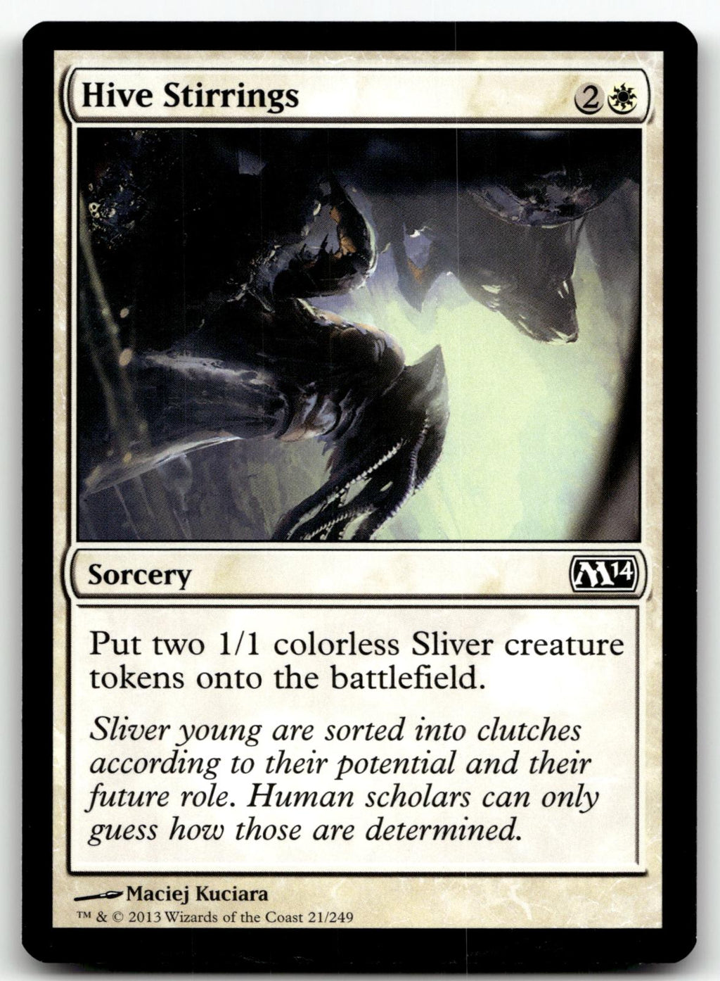 Hive Stirrings 21 Common Magic 2014 (M14) Magic: The Gathering Near Mint