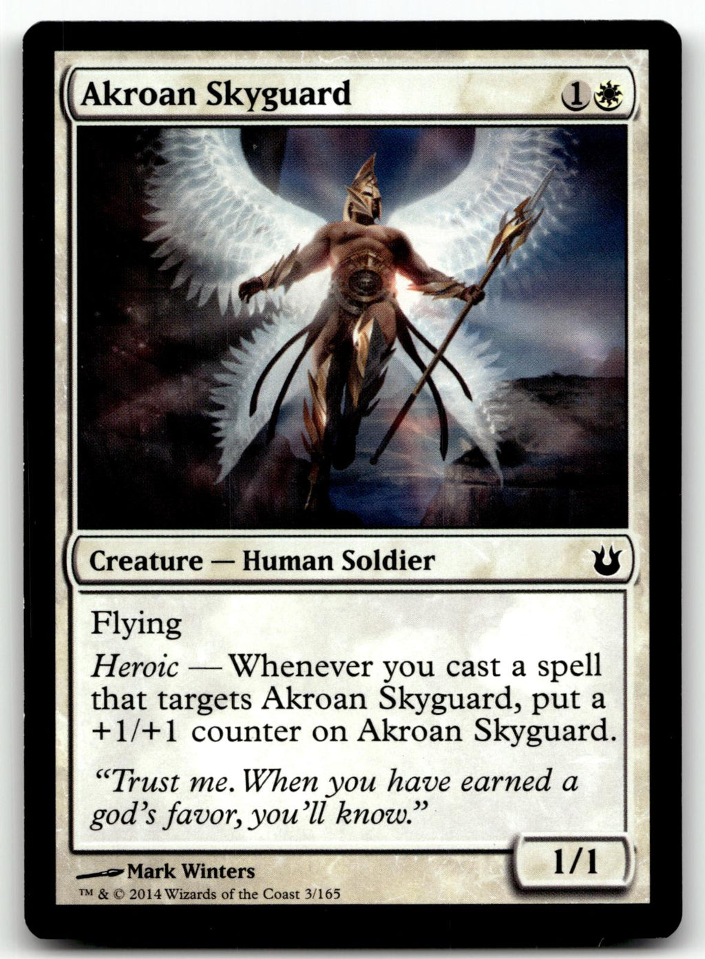 Akroan Skyguard 3 Common Born of the Gods Magic: The Gathering Near Mint
