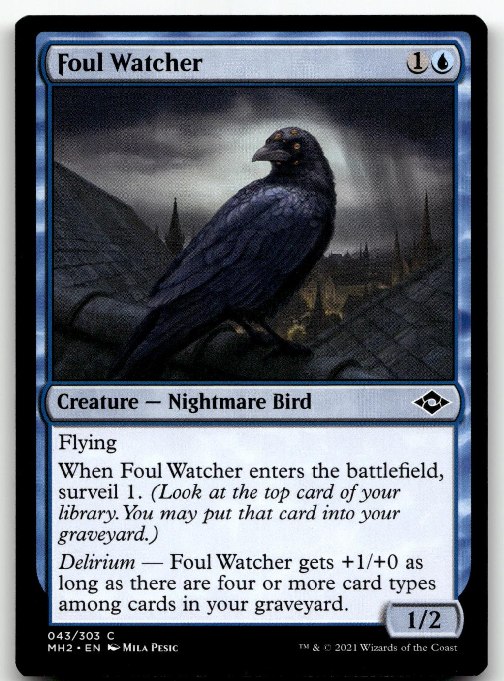 Foul Watcher 43 Common Modern Horizons 2 Magic: The Gathering Near Mint