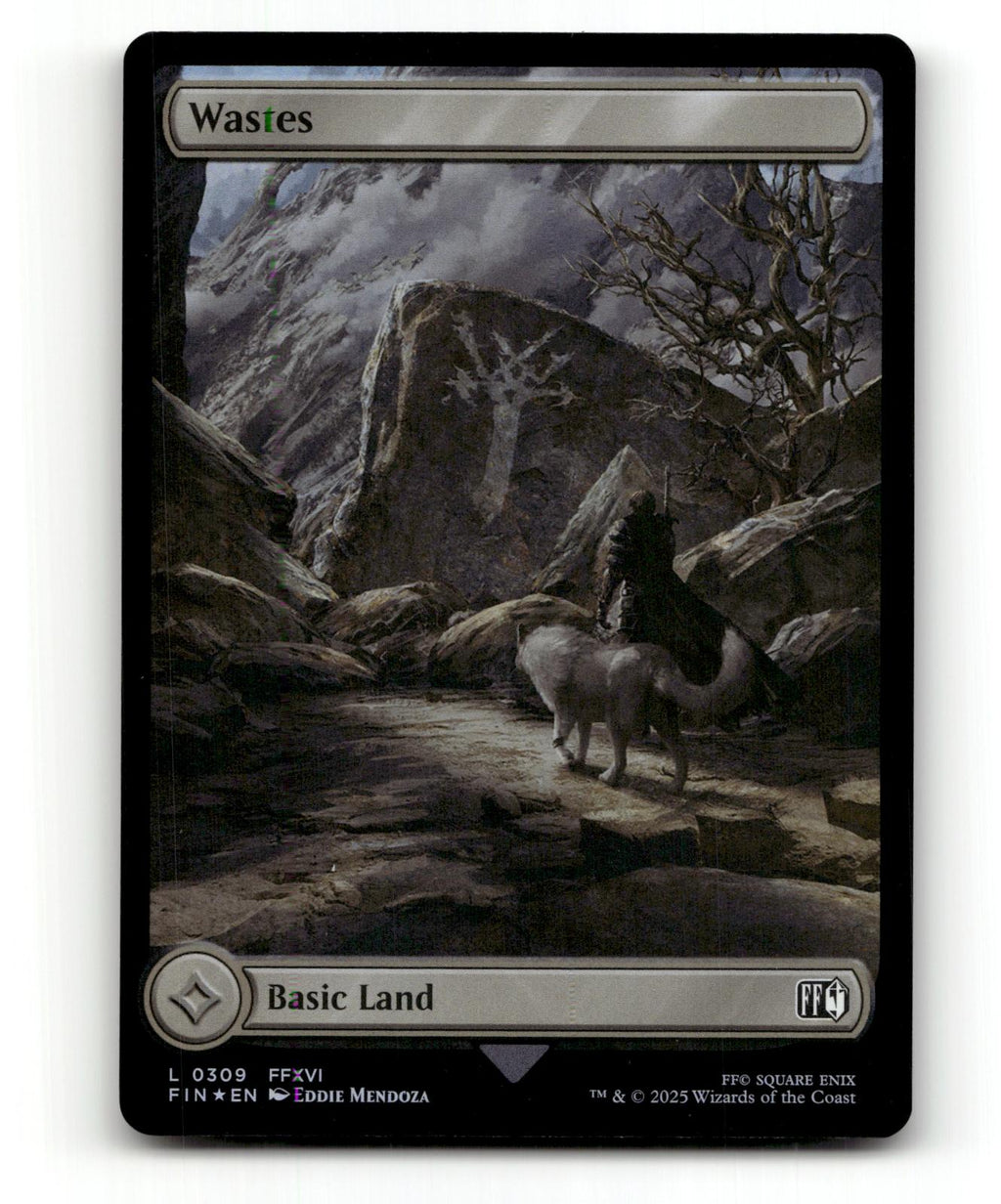 Wastes 309 Land FINAL FANTASY Magic: The Gathering Foil Near Mint