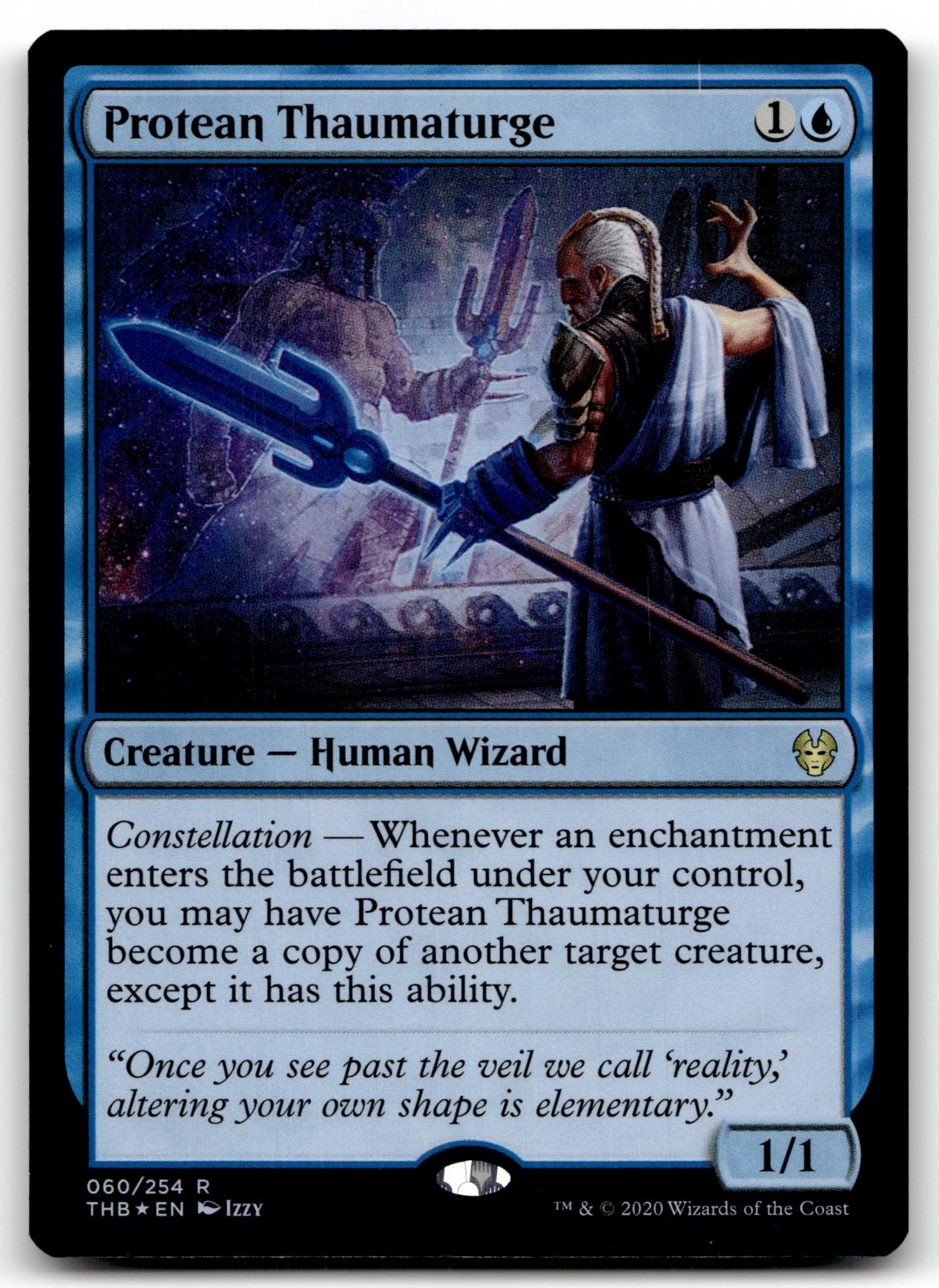 Protean Thaumaturge 60 Rare Theros Beyond Death Magic: The Gathering Foil NM