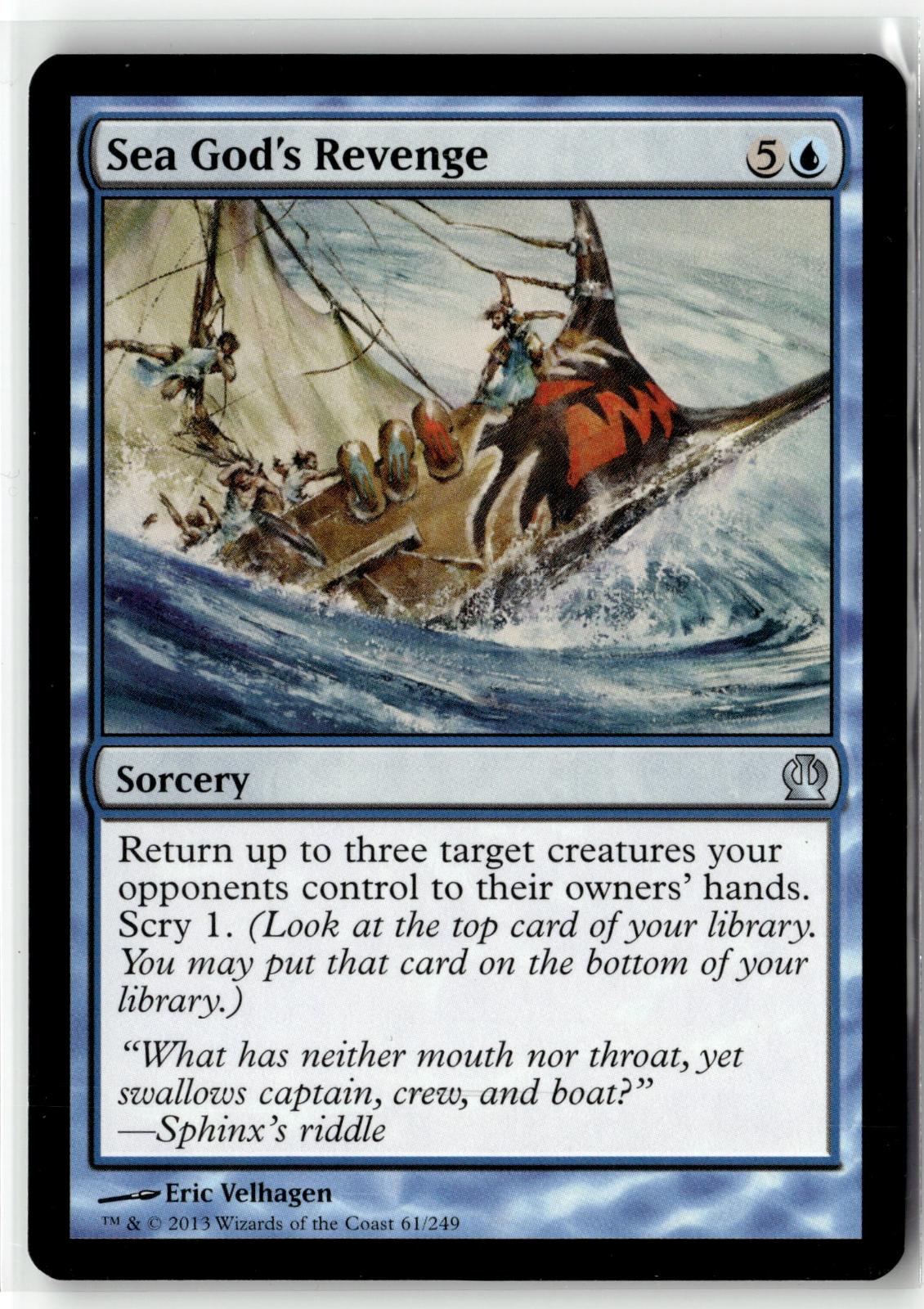 Sea God's Revenge 61 Uncommon Theros Magic: The Gathering Near Mint