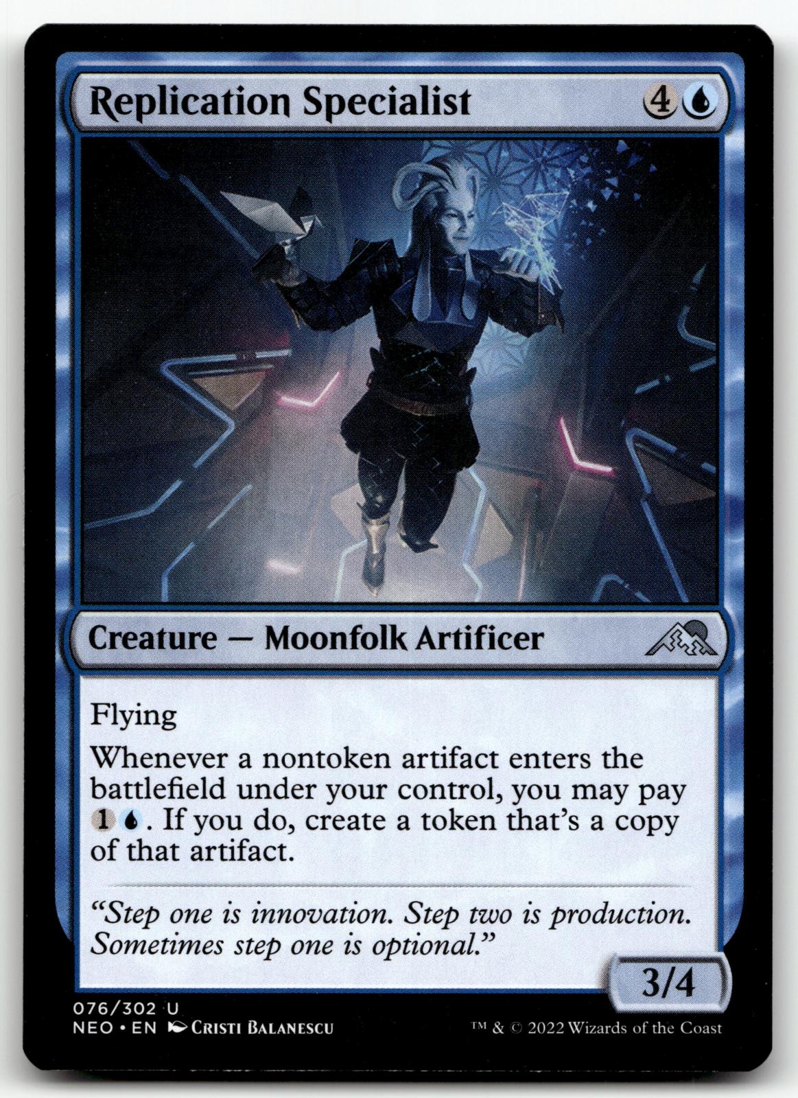 Replication Specialist 76 Kamigawa: Neon Dynasty Magic: The Gathering NM