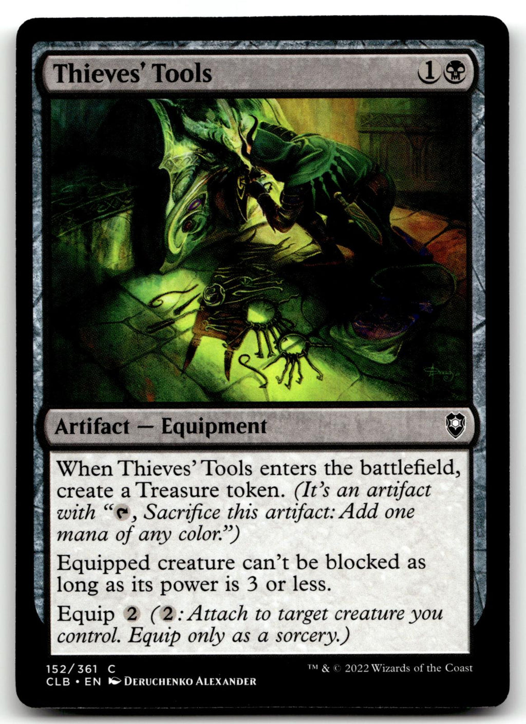 Thieves' Tools 152 Commander Legends: Battle for Baldur's Gate Magic: The Gathering NM