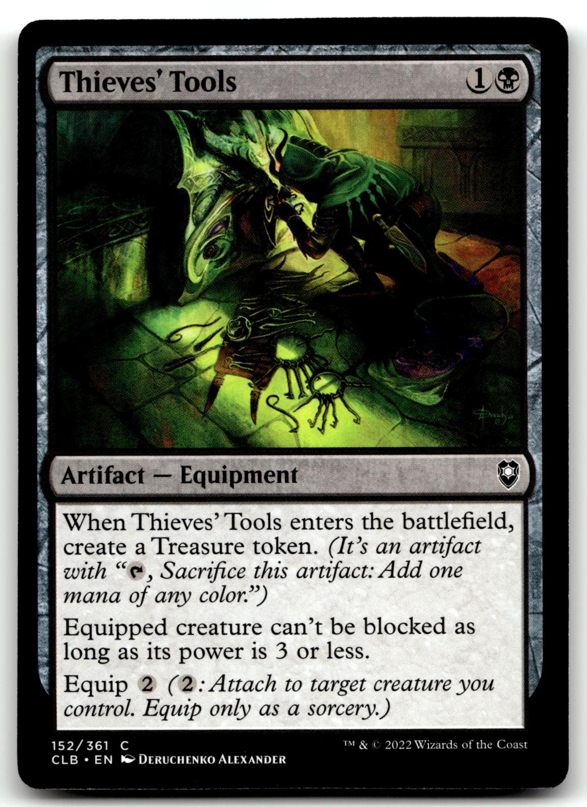 Thieves' Tools 152 Commander Legends: Battle for Baldur's Gate Magic: The Gathering NM