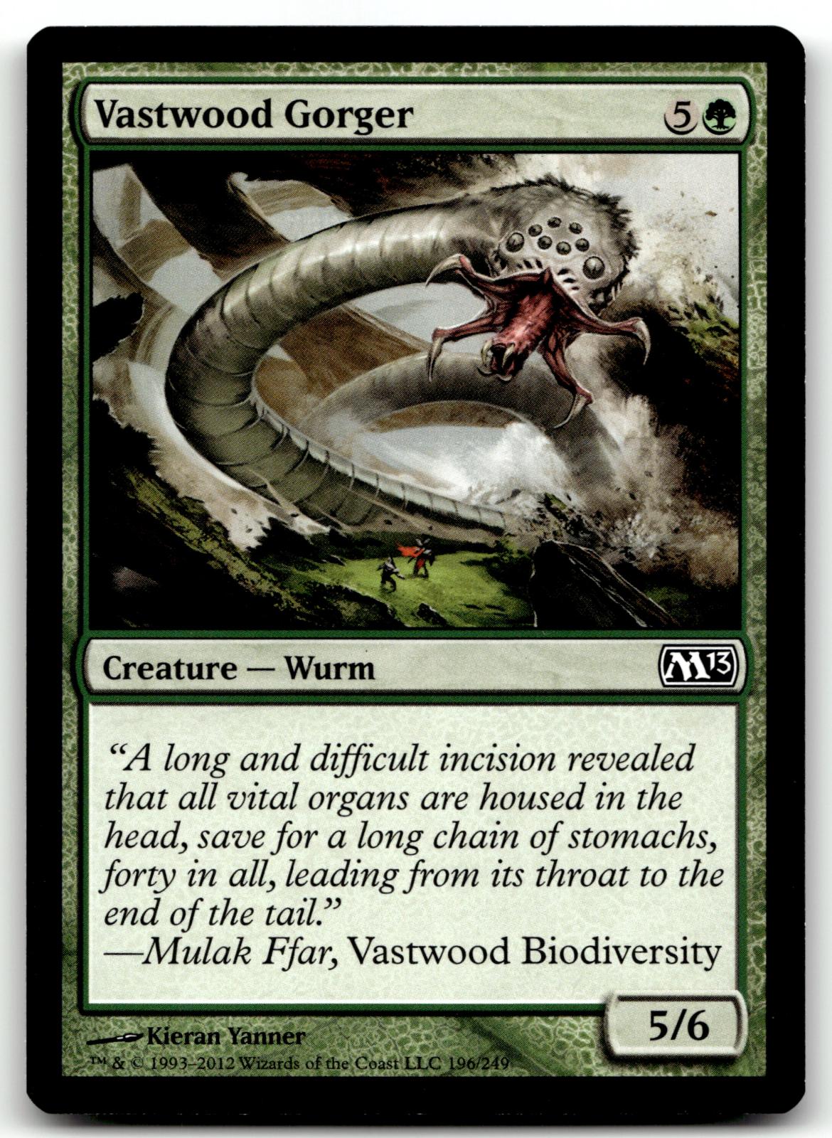 Vastwood Gorger 196 Common Magic 2013 (M13) Magic: The Gathering Near Mint