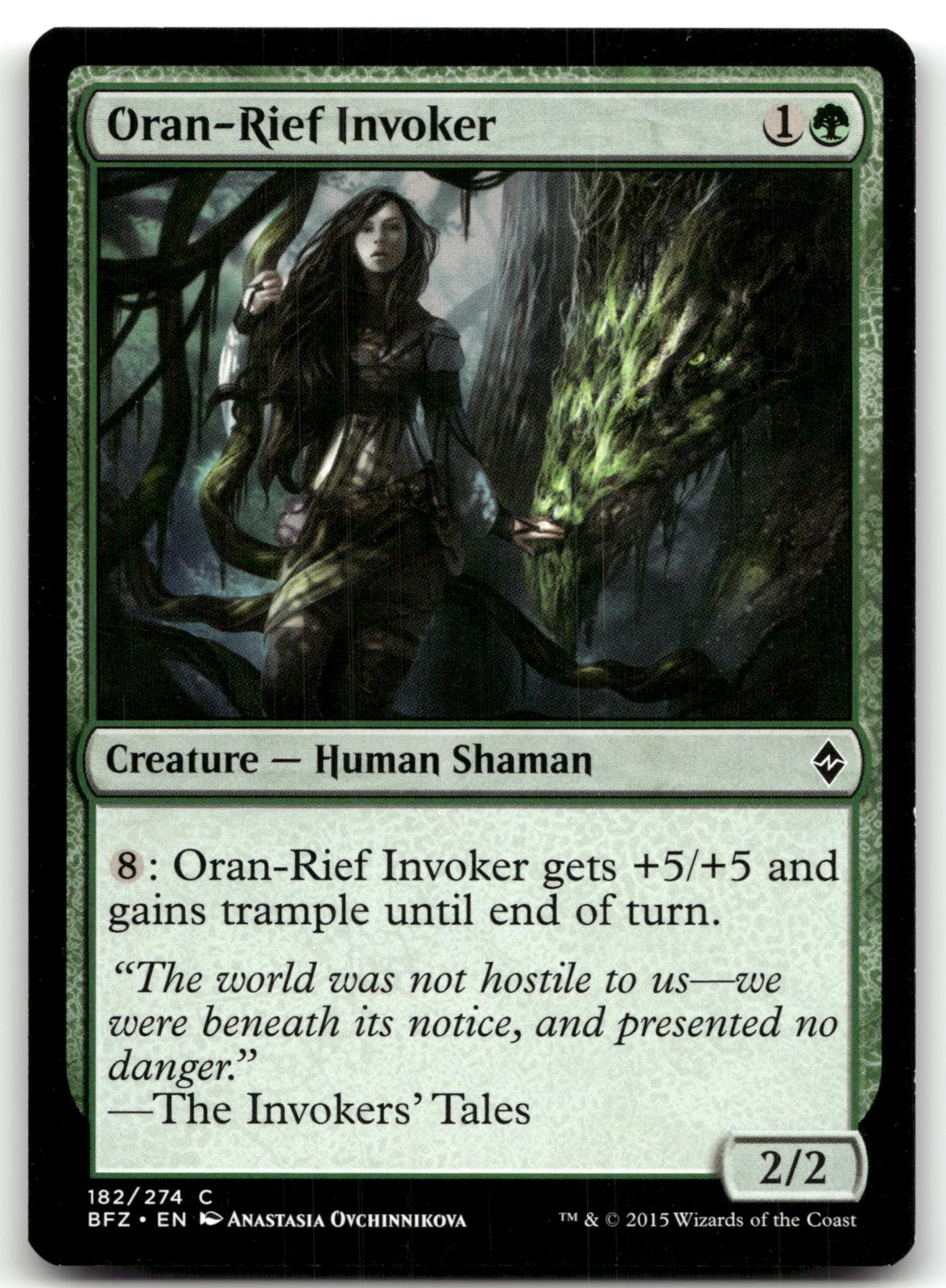 Oran-Rief Invoker 182 Common Battle for Zendikar Magic: The Gathering Near Mint