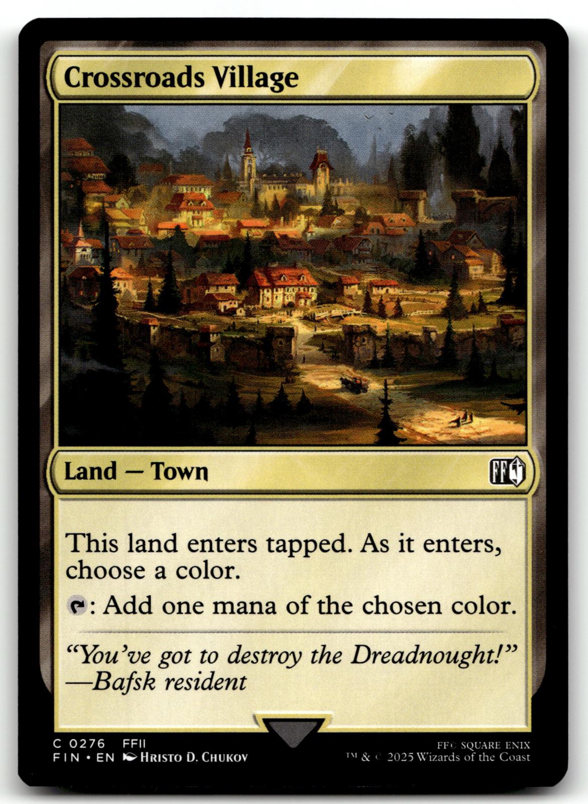 Crossroads Village 276 Common FINAL FANTASY Magic: The Gathering Near Mint
