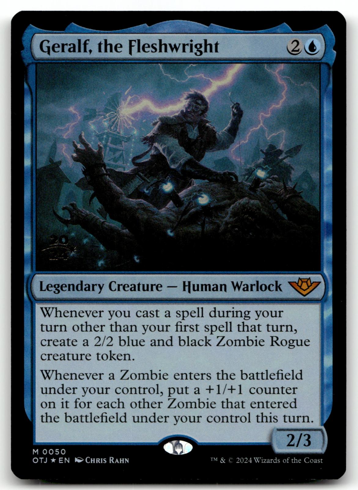 Geralf, the Fleshwright 50 Outlaws of Thunder Junction Magic: The Gathering Foil NM