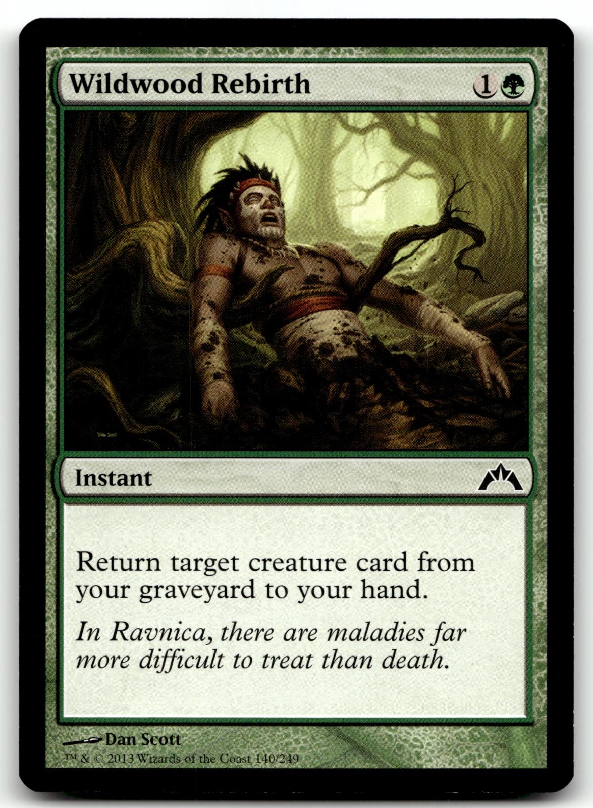 Wildwood Rebirth 140 Common Gatecrash Magic: The Gathering Near Mint