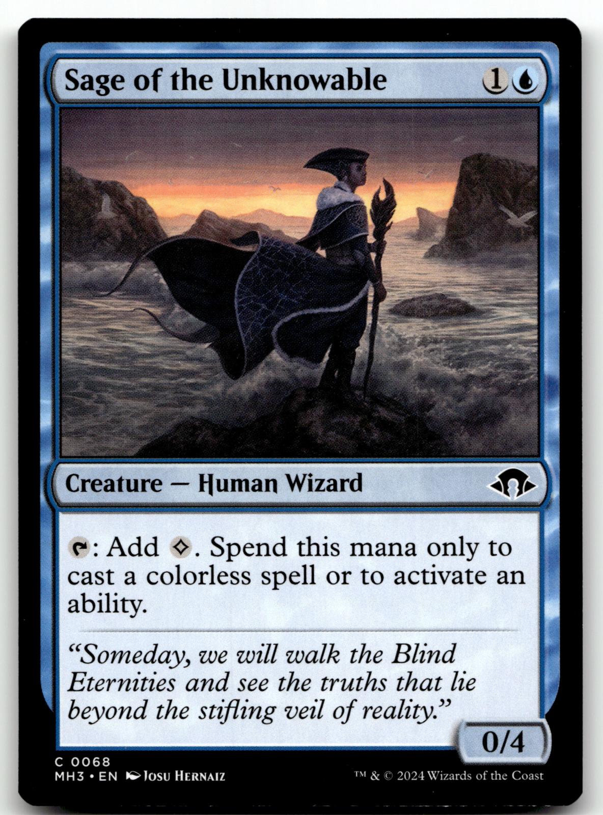 Sage of the Unknowable 68 Common Modern Horizons 3 Magic: The Gathering NM