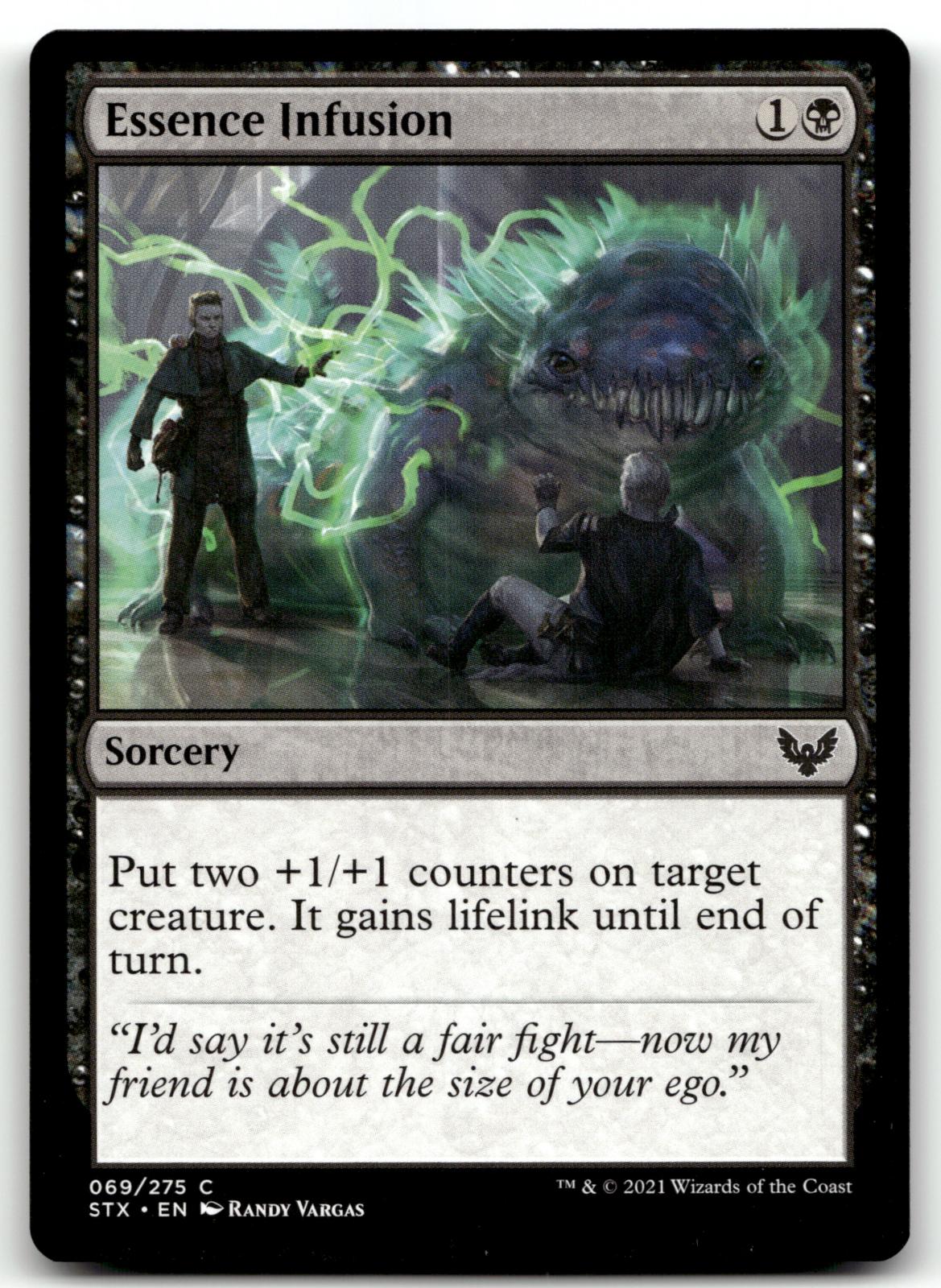 Essence Infusion 69 Common Strixhaven: School of Mages Magic: The Gathering NM