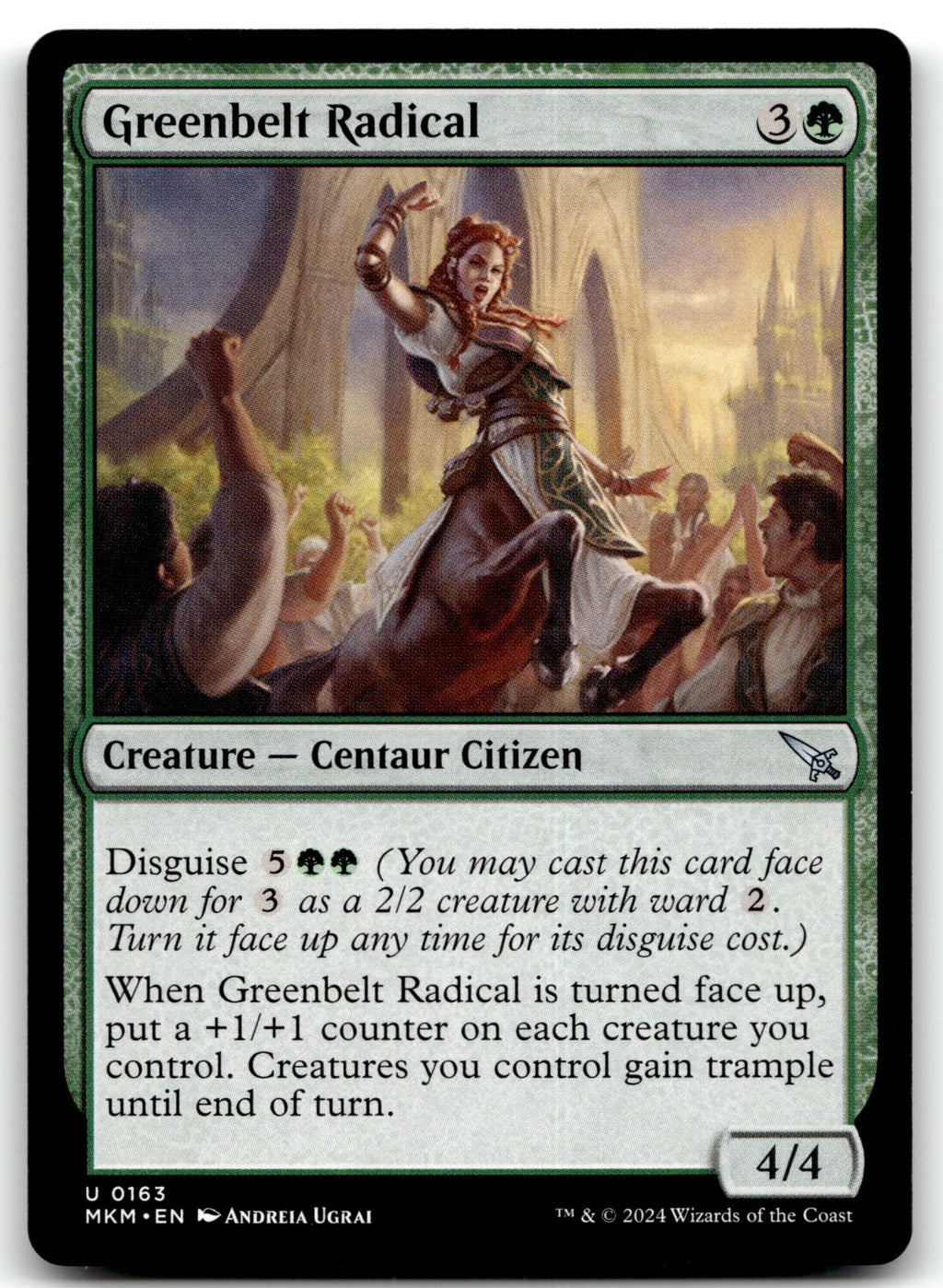 Greenbelt Radical 163 Uncommon Murders at Karlov Manor Magic: The Gathering NM