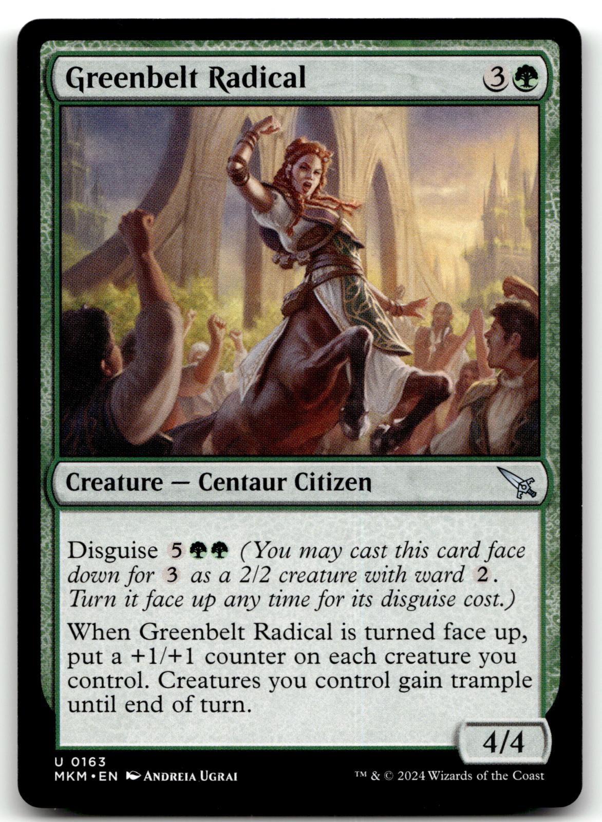 Greenbelt Radical 163 Uncommon Murders at Karlov Manor Magic: The Gathering NM
