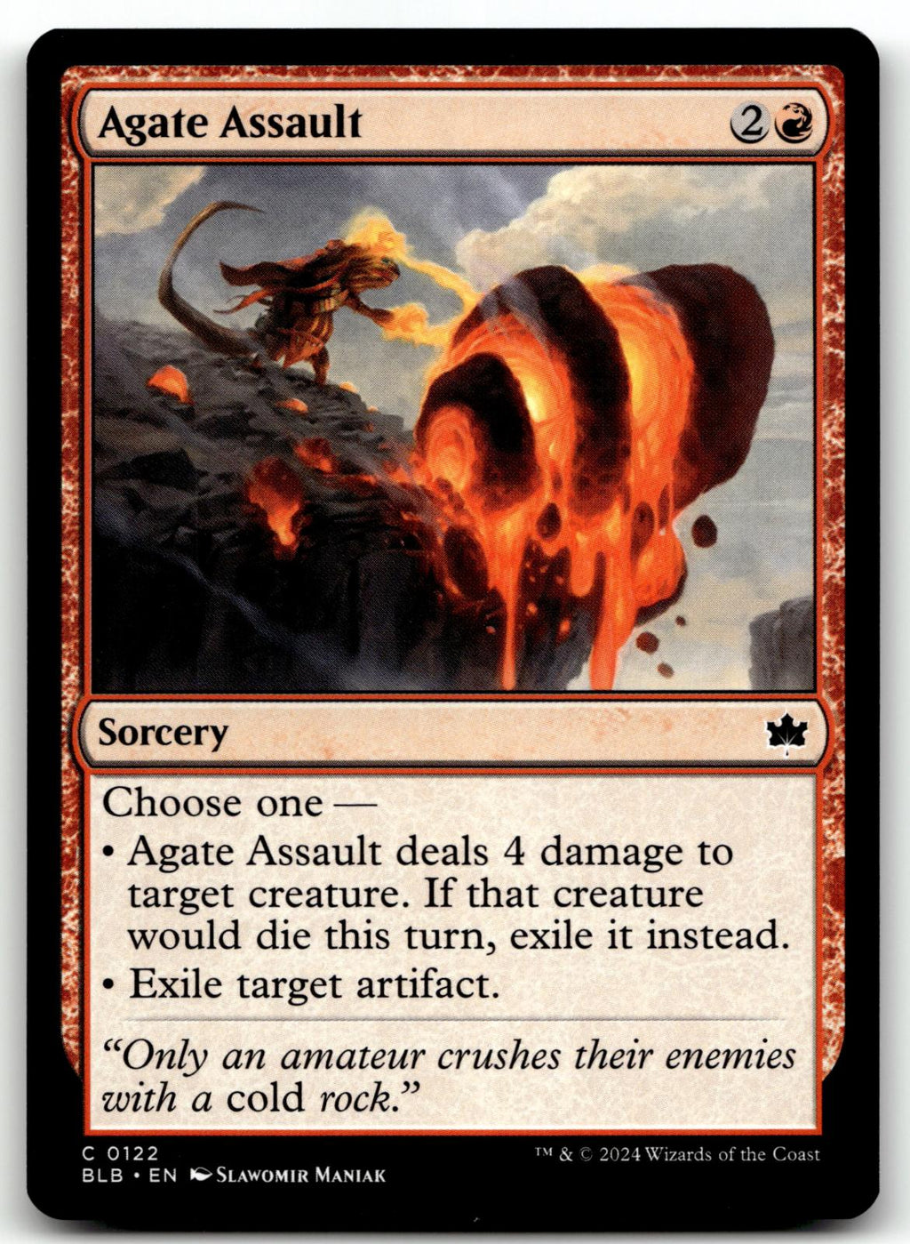 Agate Assault 122 Common Bloomburrow Magic: The Gathering Near Mint