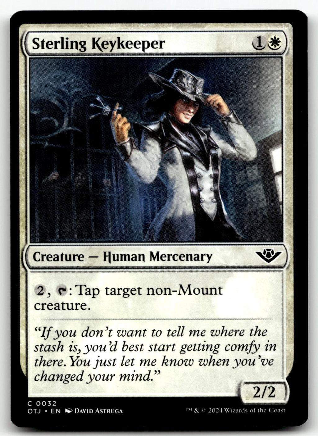 Sterling Keykeeper 32 Common Outlaws of Thunder Junction Magic: The Gathering NM