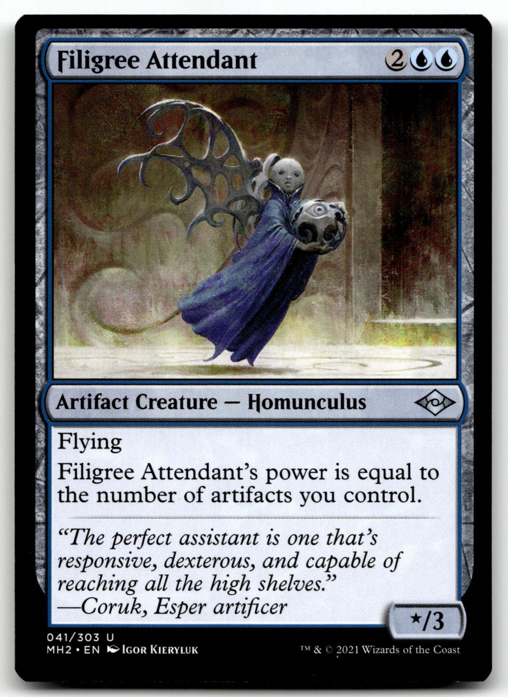 Filigree Attendant 41 Uncommon Modern Horizons 2 Magic: The Gathering Near Mint